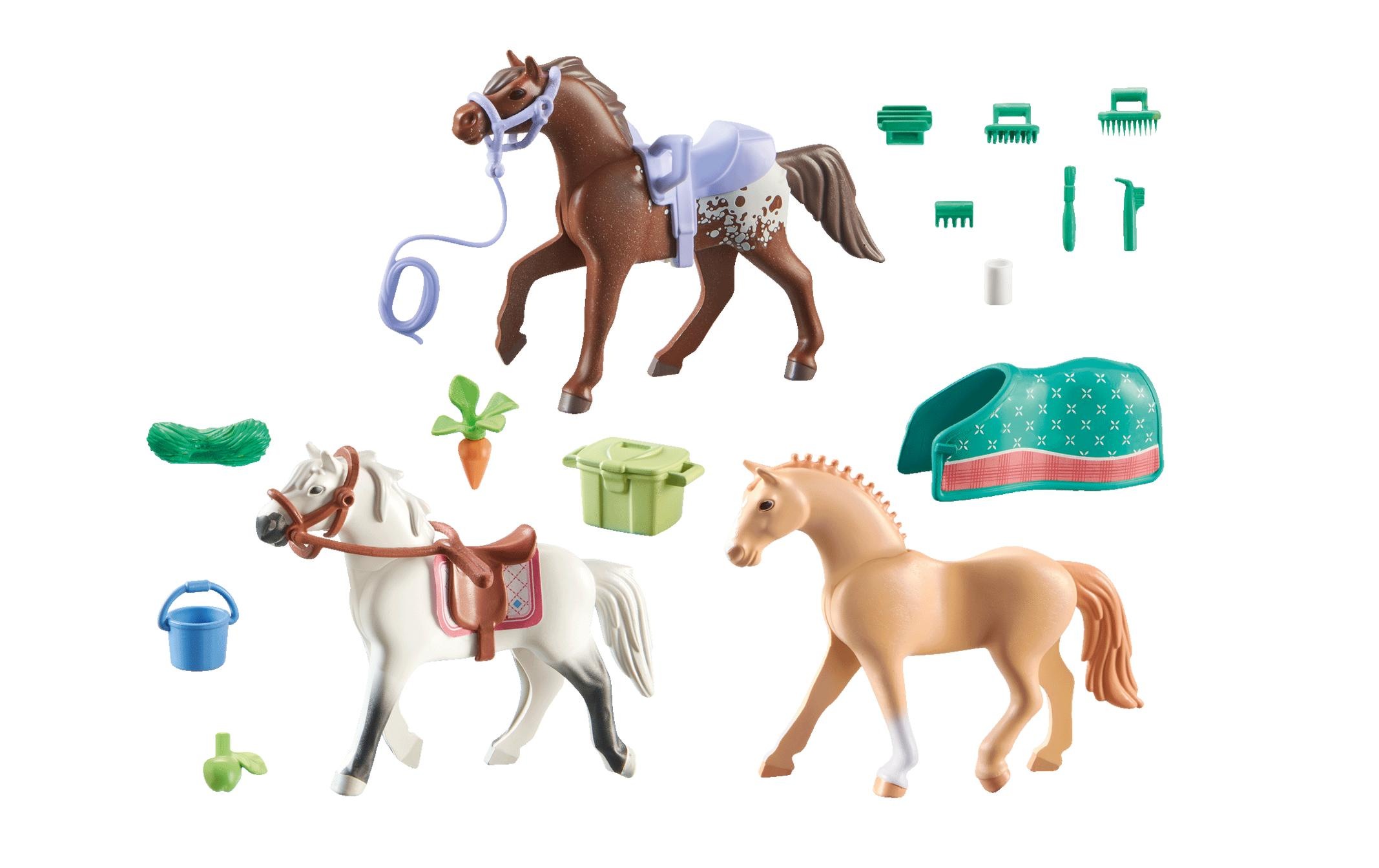 Playmobil® Spielbausteine »Horses of Waterfall Morgan Quarter & Shagya Araber 71356«