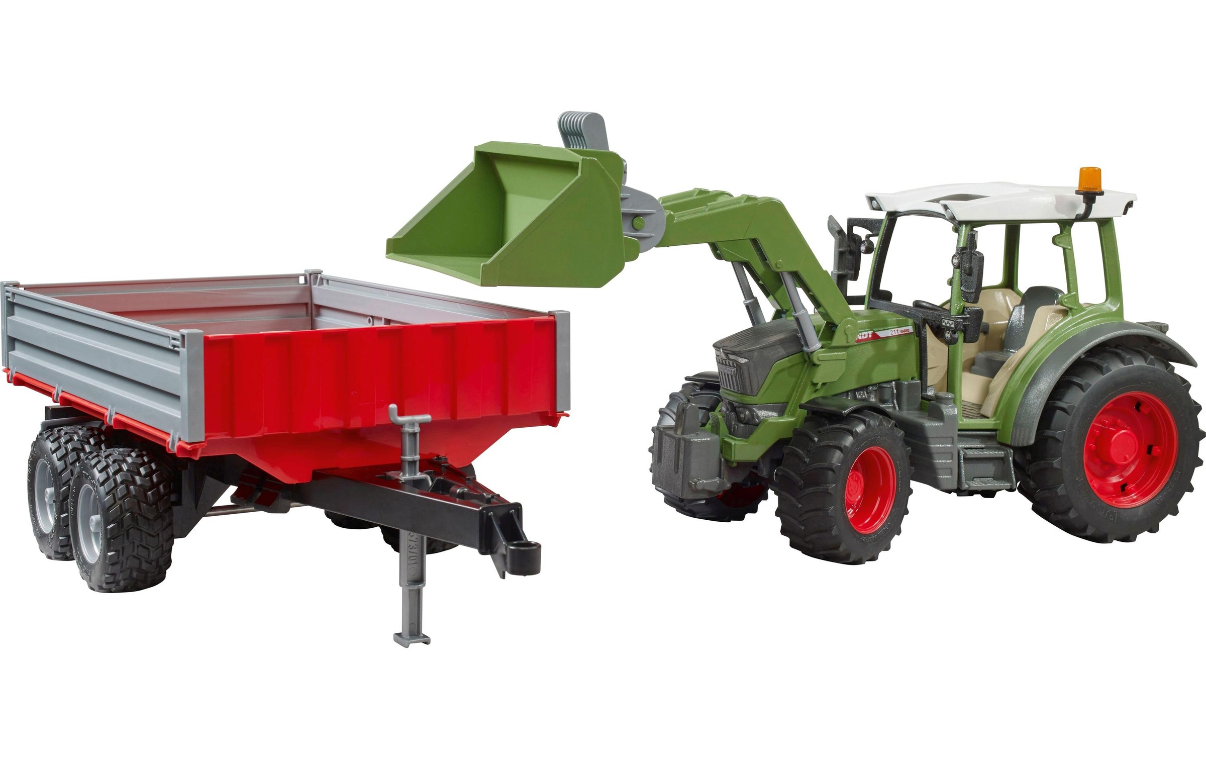 Bruder® Spielzeug-LKW »Track Builder Fendt Vario 211 mit Frontlader«