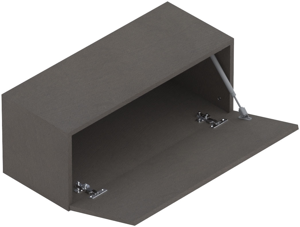 INOSIGN Hängevitrine »Infinity Breite 69 cm, Höhe 29 cm, Hängeschrank mit 1 Klappe,«, Wandschrank waagerecht zu hängen, verschiedene Farben