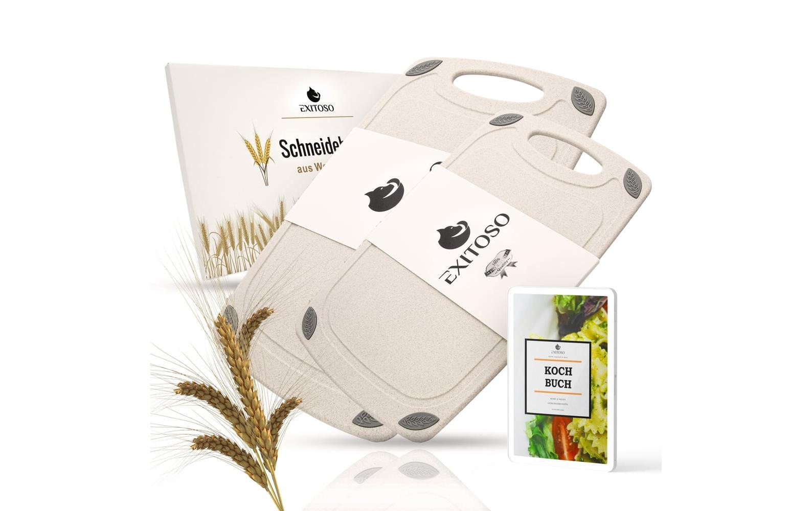 Image of Schneidebrett "Exitoso Schneidebretter 2er Set 20 cm x 32 cm"