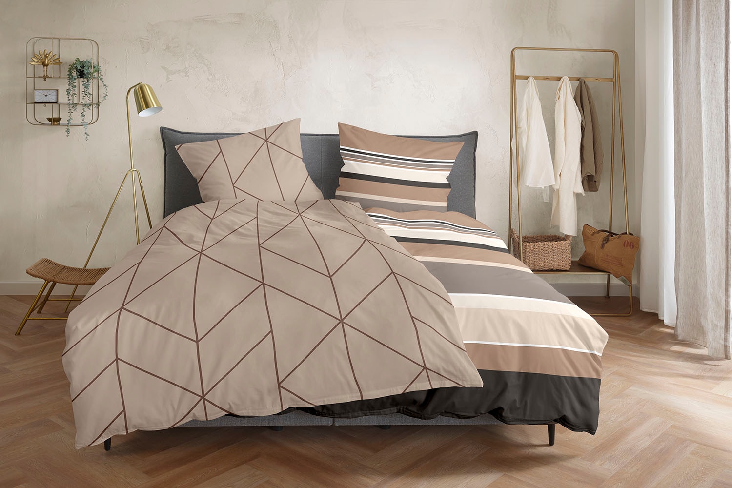 Primera Linge de lit »Satin-Bettwäsche Golden« 2