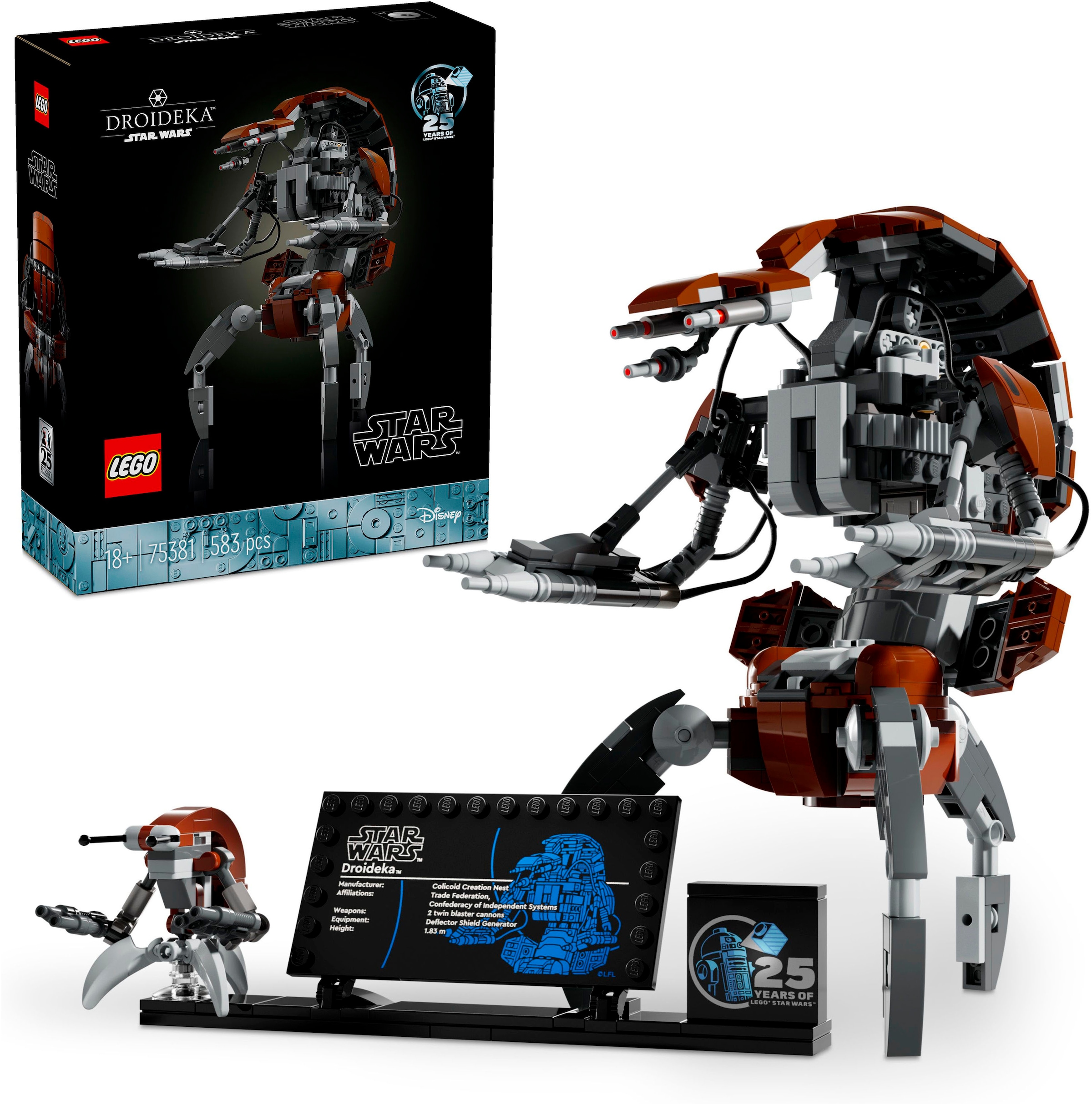 Konstruktionsspielsteine »Droideka™ (75381), LEGO Star Wars TM«, (583 St.)