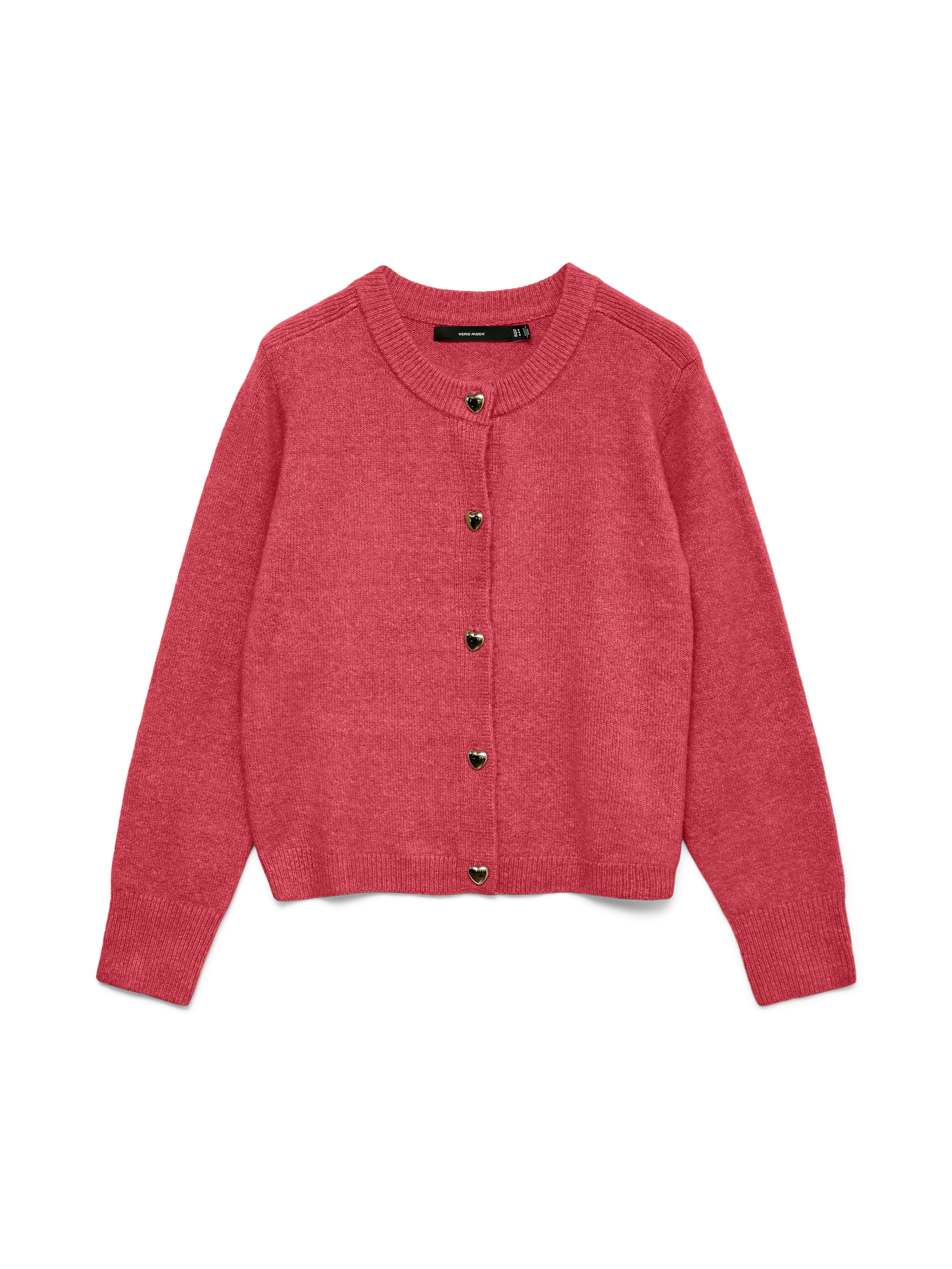 Vero Moda Veste en tricot »VMFIONA LS SHORT BUTTON CARDIGAN GA BOO« mit Wolle und Stretch