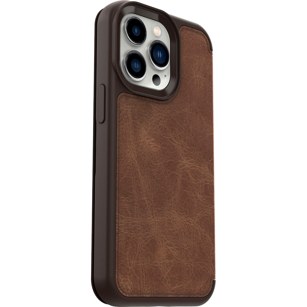 Otterbox Handyhülle »Strada Folio Series für Apple iPhone 13 Pro, Espresso Brown«