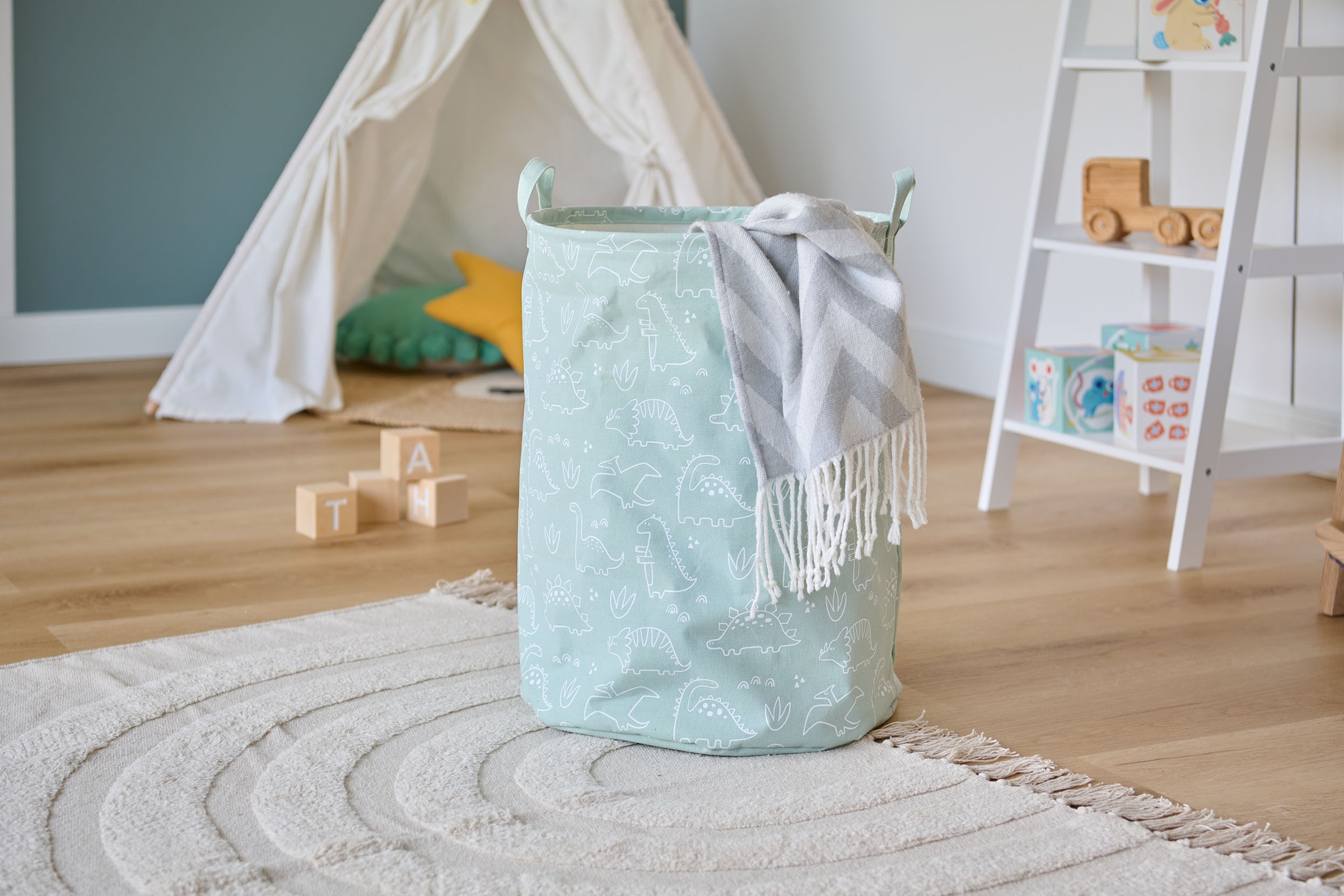 Zeller Present Wäschekorb »Dino« Dino Aufdruck