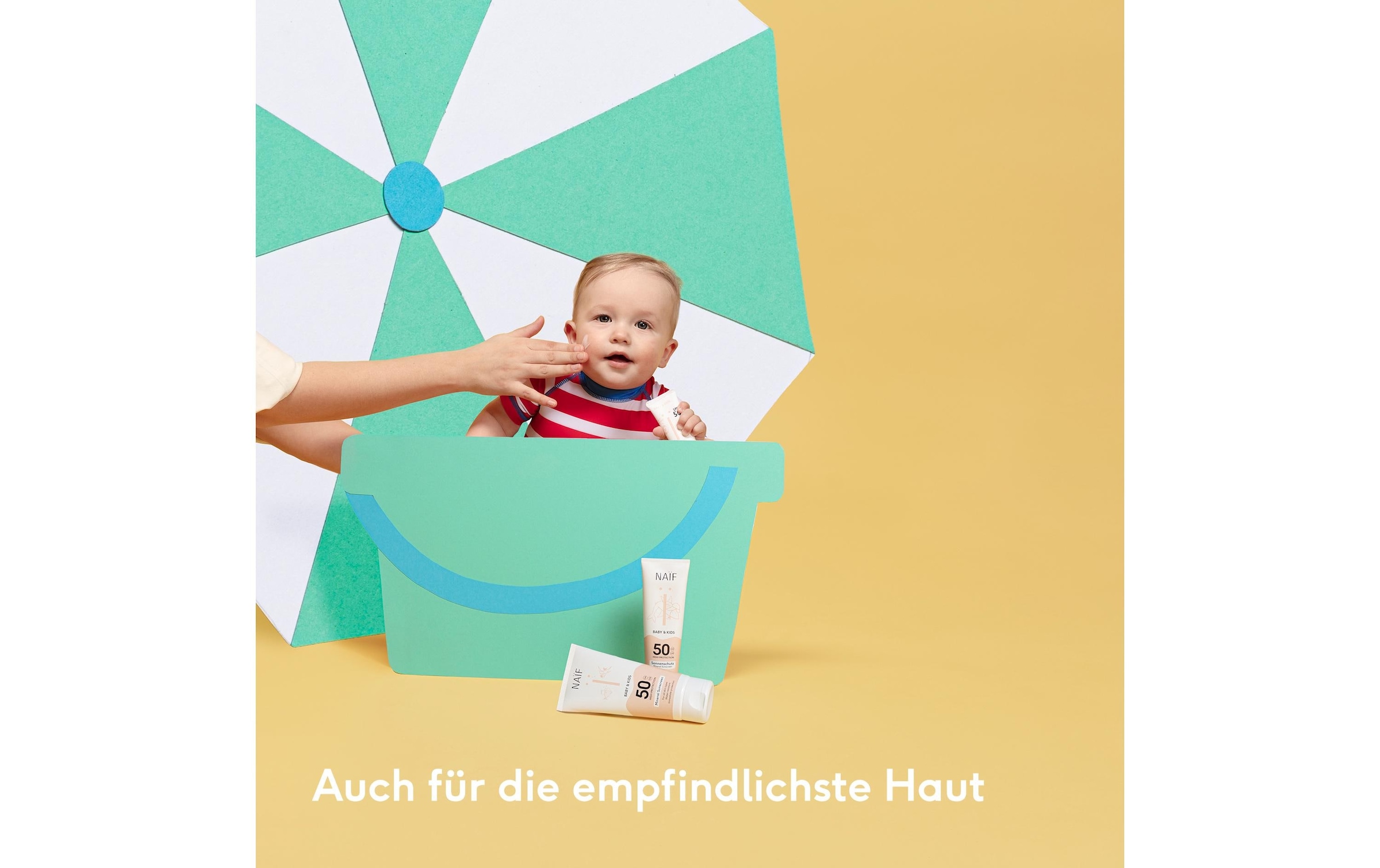 Sonnenschutzcreme »NAÏF Baby & Kids SPF50«