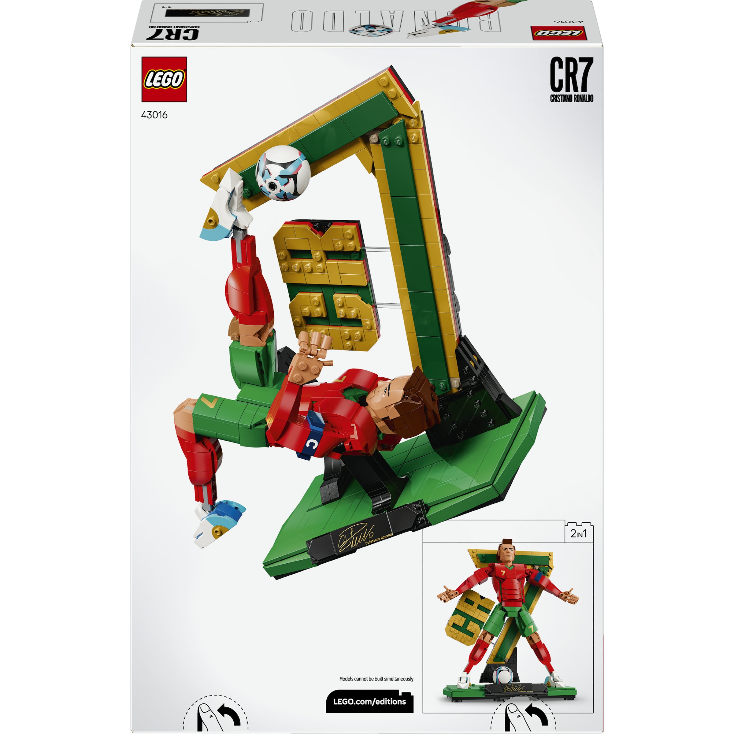 LEGO® Pions de construction »Cristiano Ronaldo – Fussballlegende (43016), LEGO Editions Football«