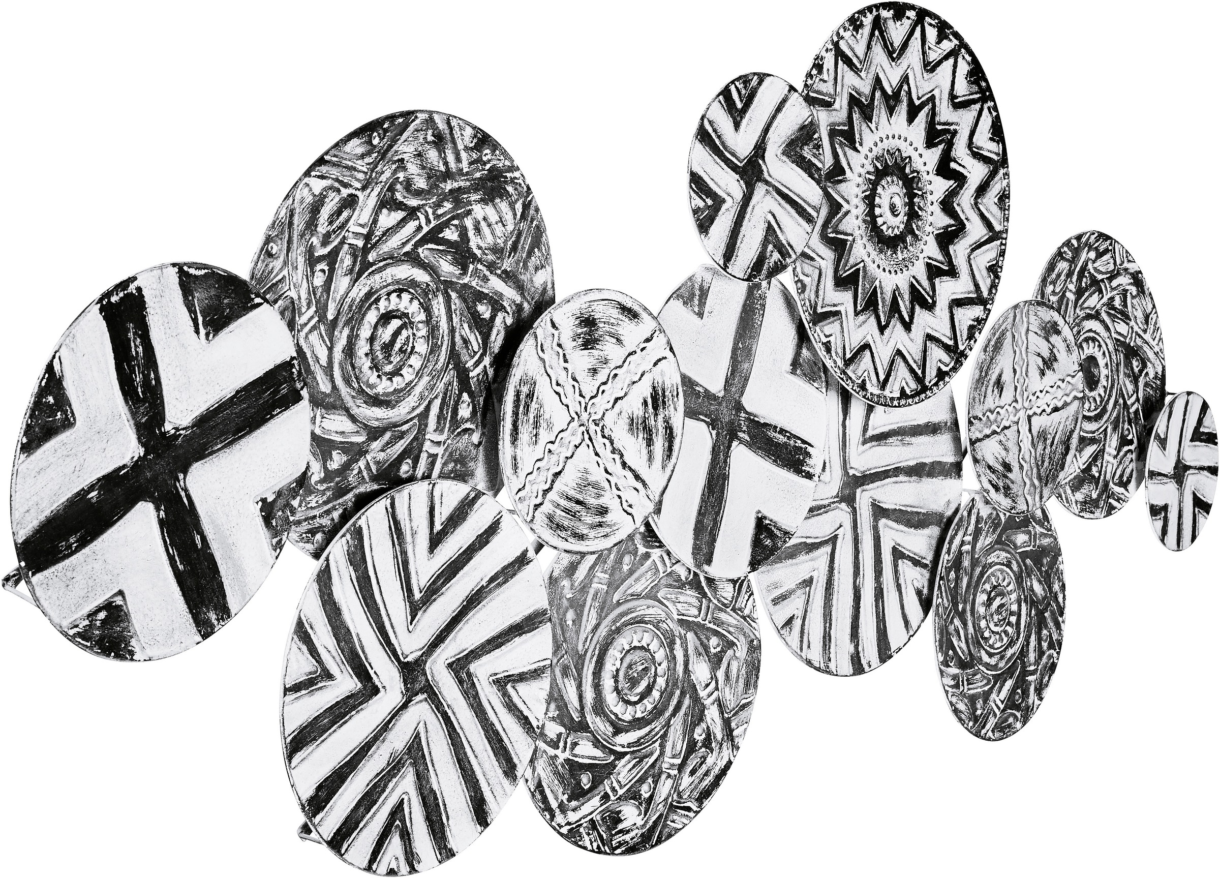 Image of Home affaire Wanddekoobjekt, Wanddeko, Wanddekoration, aus Metall, im Ethno-Look, Wohnzimmer bei Ackermann Versand Schweiz