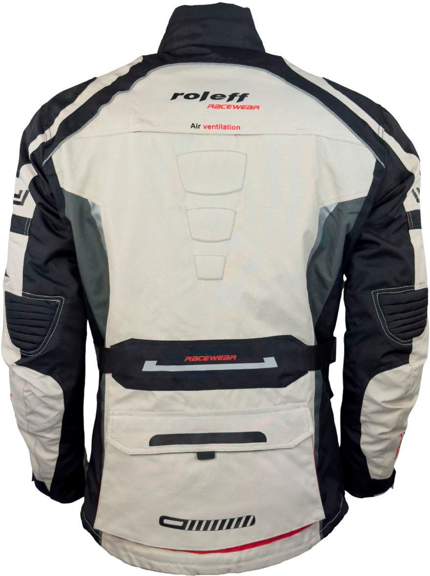 roleff Motorradjacke »CHICAGO«, Mit Sicherheitsstreifen