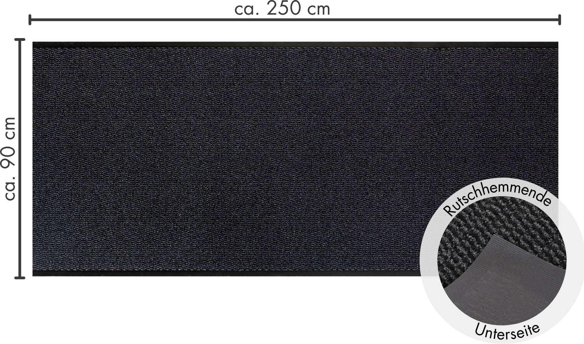 Andiamo Fussmatte »Easy, Made in Netherlands«, rechteckig, 5 mm Höhe, Schmutzfangmatte, rutschhemmend, Innen- und überdachten Aussenbereich