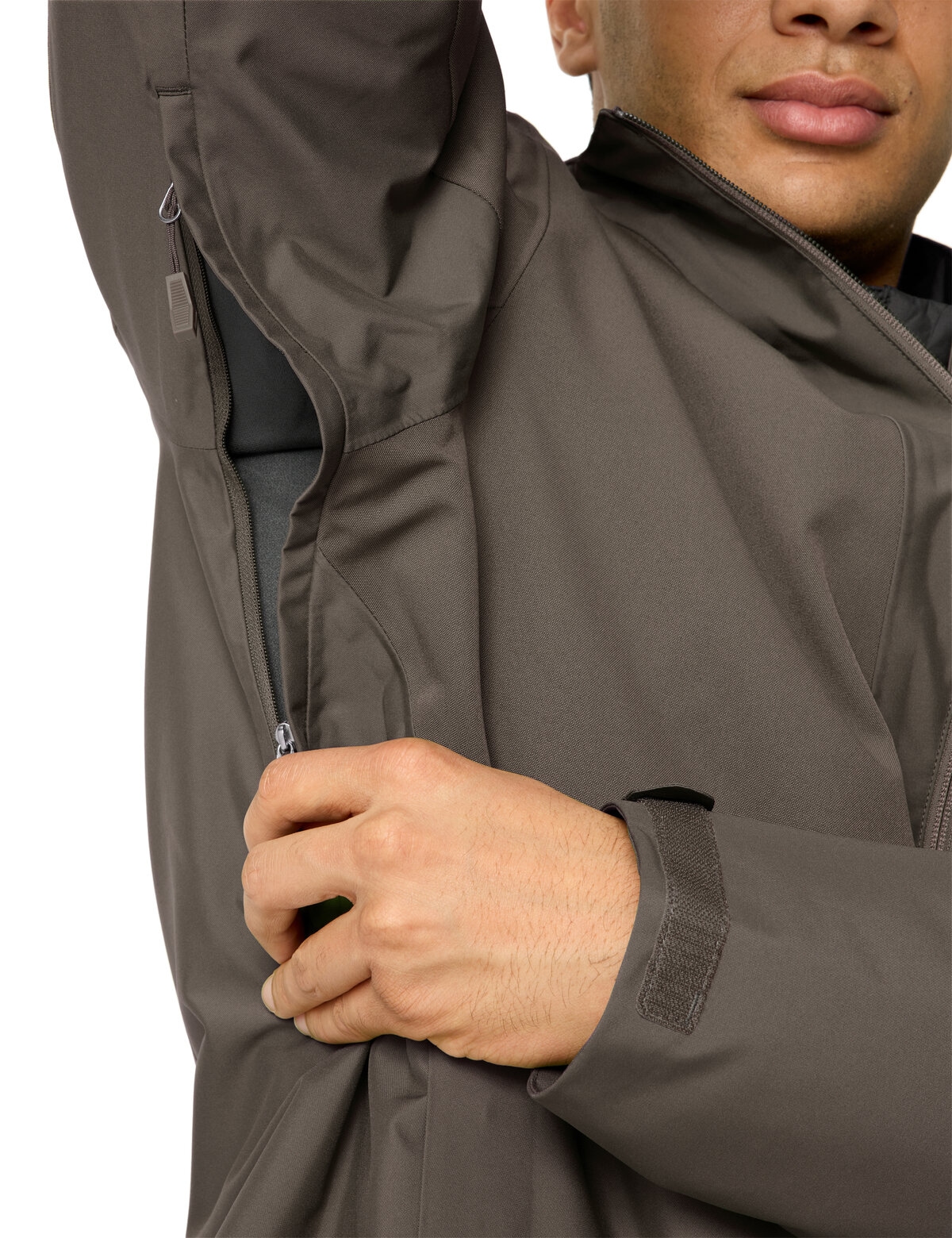 VAUDE Veste fonctionnelle 3 en 1 coupe-vent, imperméable, respirant, chaud