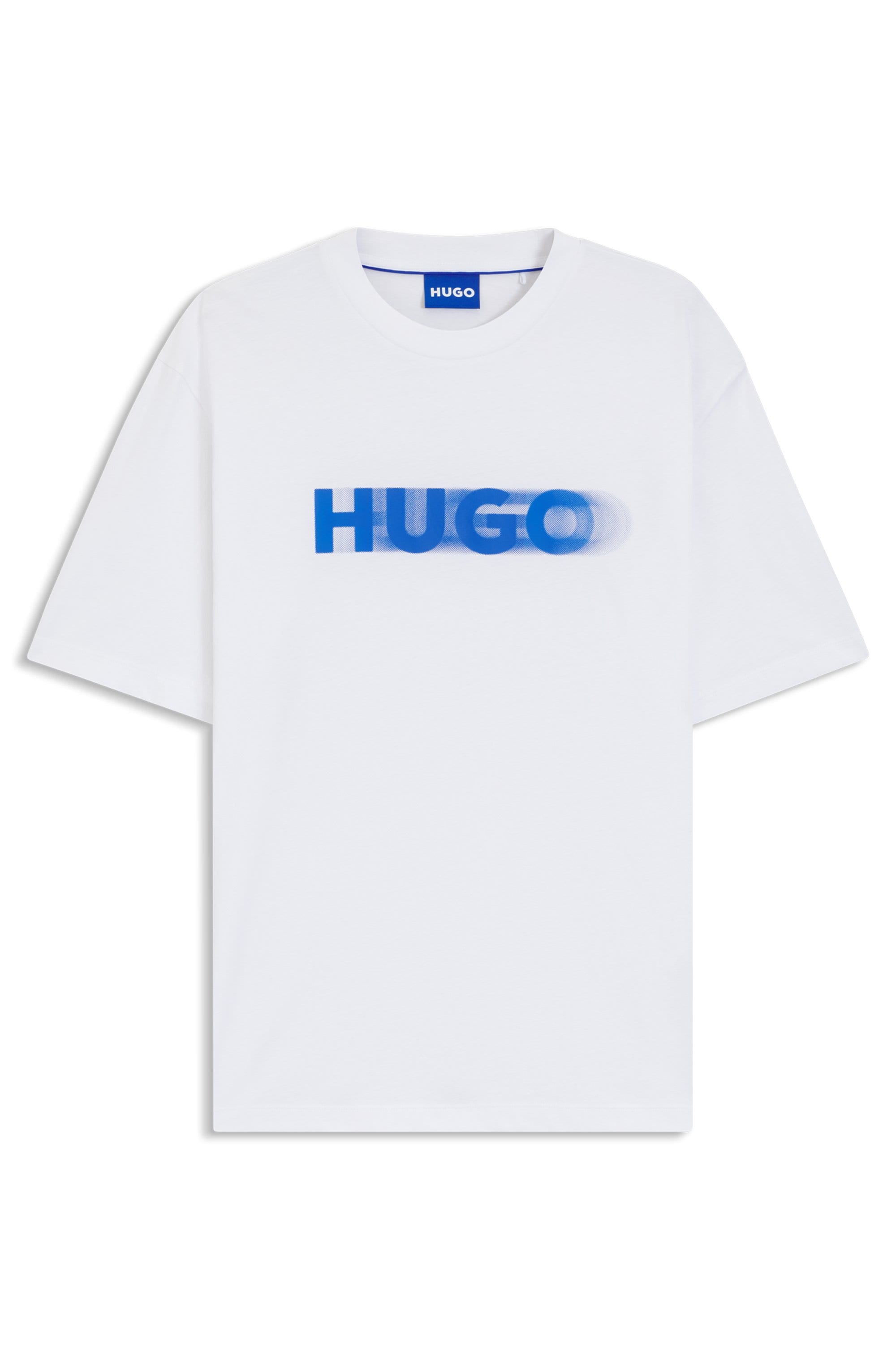 HUGO Blue T-Shirt »Nalax« mit Logo-Druck