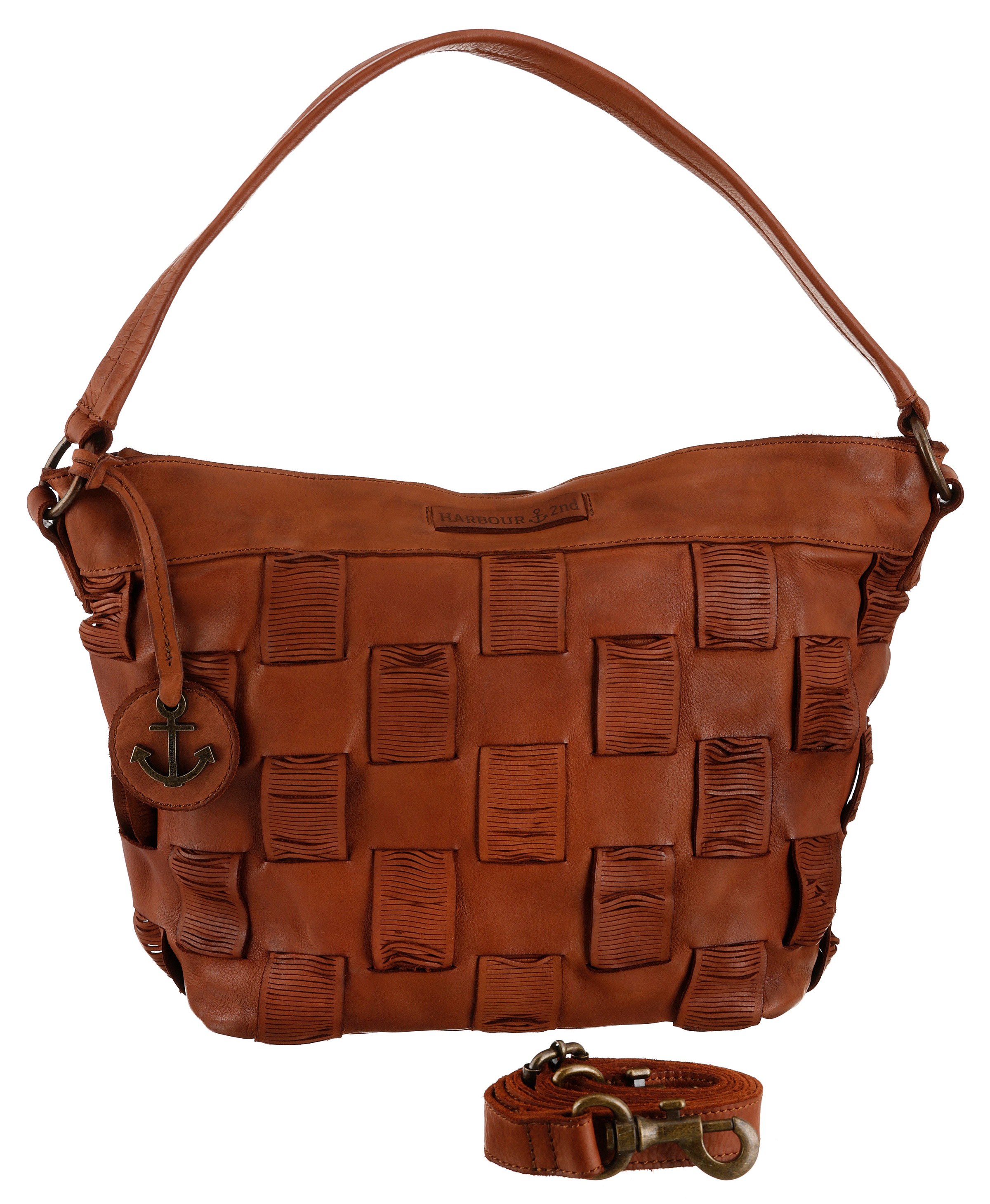 Image of HARBOUR 2nd Hobo »Helene«, aus Leder mit schöner Flecht Optik bei Ackermann Versand Schweiz