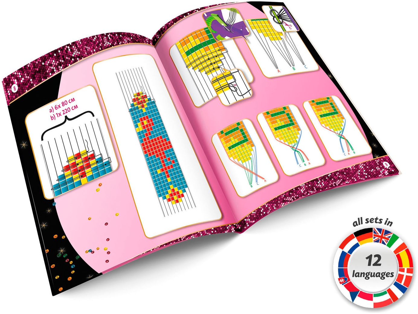 Lena® Set créatif »Rocailles Perlenwebrahmen« Made in Europe