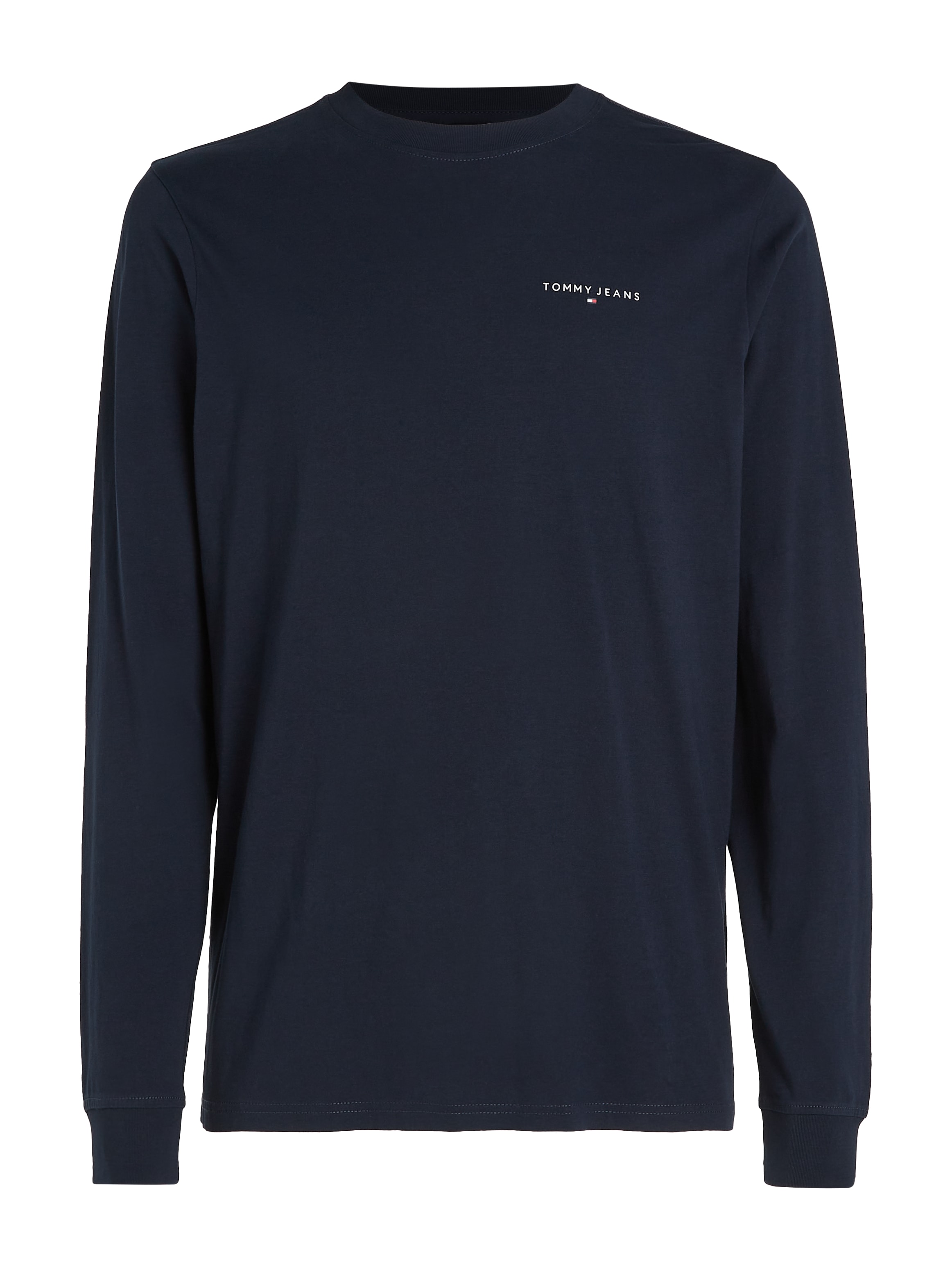 Tommy Jeans Langarmshirt »TJM SLIM LINEAR CHST L/S TEE EXT«, mit Logodruck