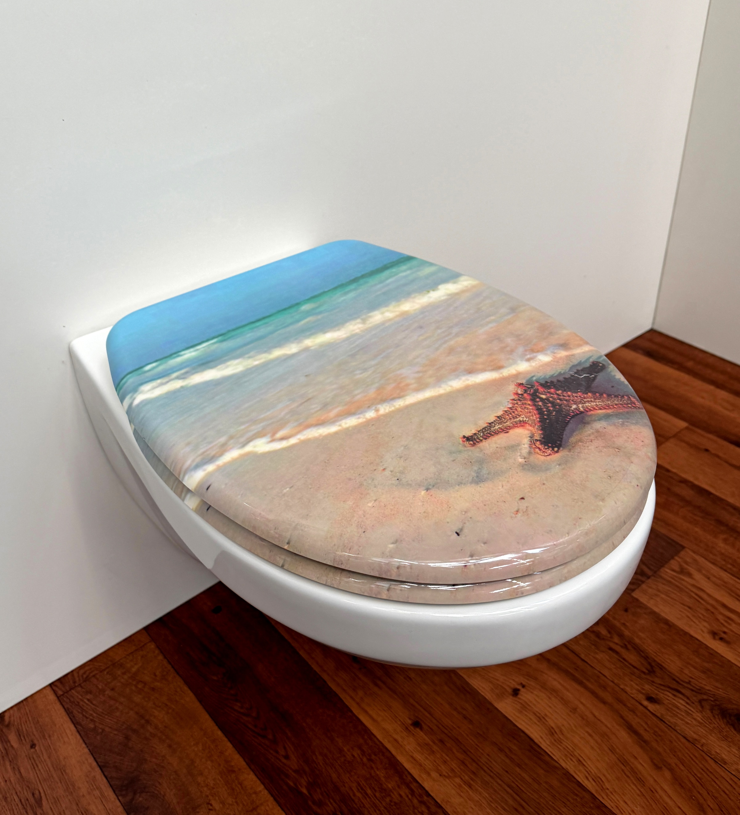 welltime WC-Sitz »Classic Decor« Kratzfester Duroplast Klo-Sitz mit Absenkautomatik & Schnellverschluss