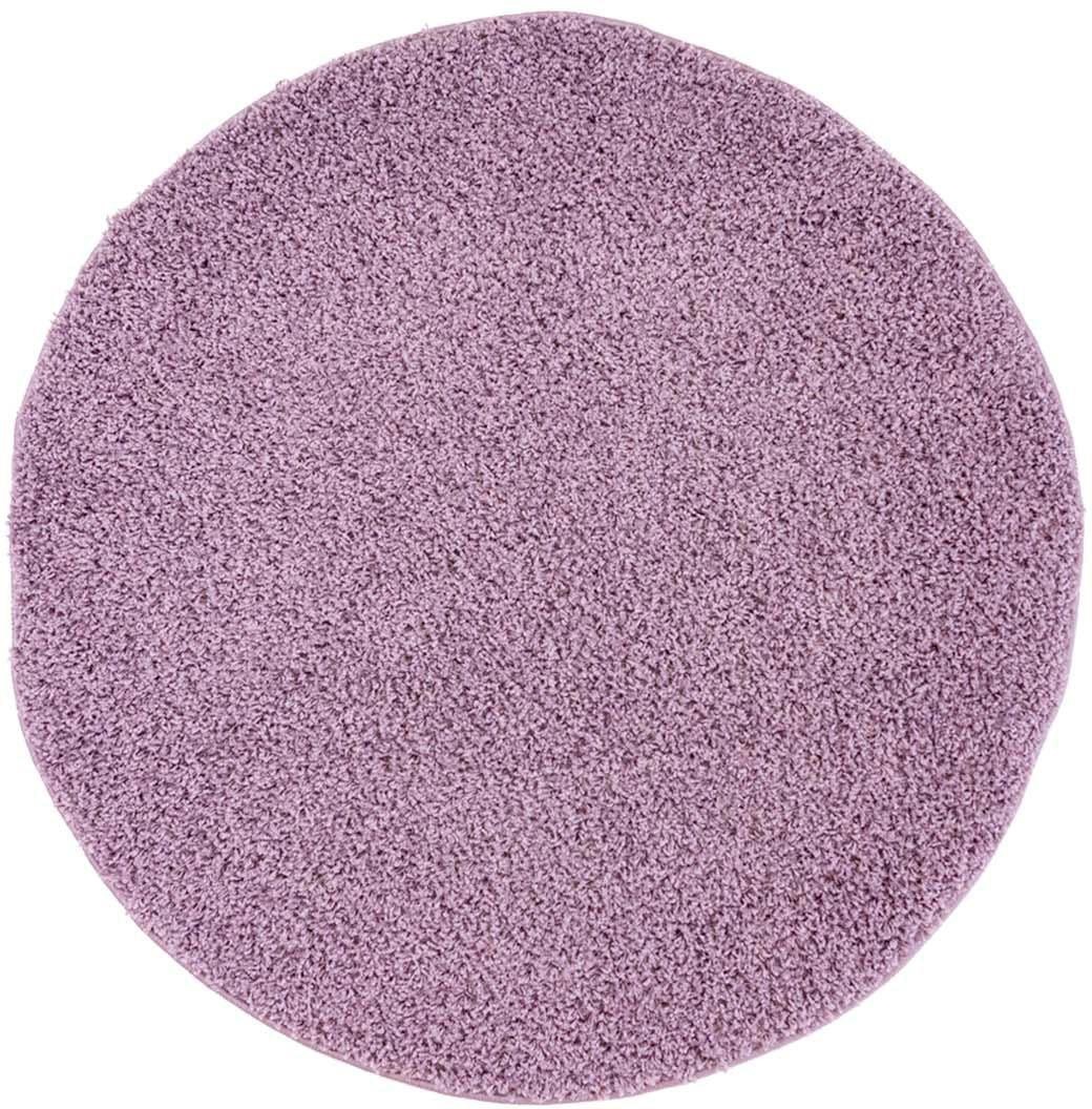 Image of Carpet City Hochflor-Teppich »Pastell Shaggy300«, rund, 30 mm Höhe, Shaggy Hochflor Teppich, Uni Farben, Weich, ideal für Wohnzimmer & Schlafzimmer bei Ackermann Versand Schweiz