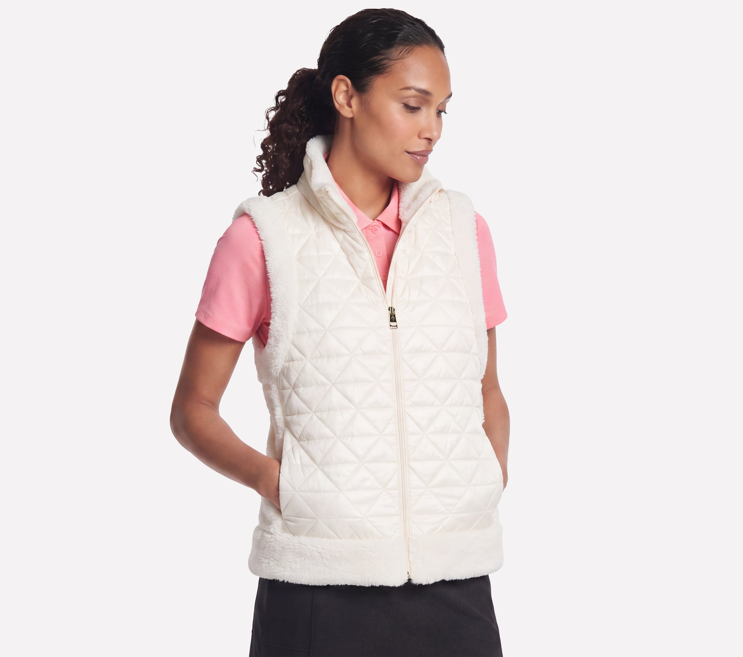 Image of Skechers Steppweste "Womens Jacket" ärmellose Steppweste, aus Polyester und Nylon