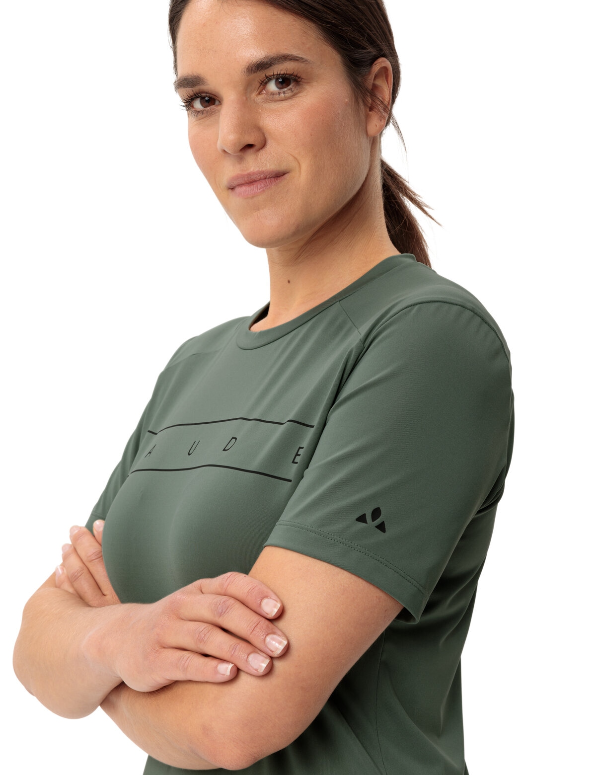 VAUDE Funktionsshirt »Wo Qimsa Logo Shirt« Kurzarm, Rundhalsausschnitt, für sportliche Aktivitäten