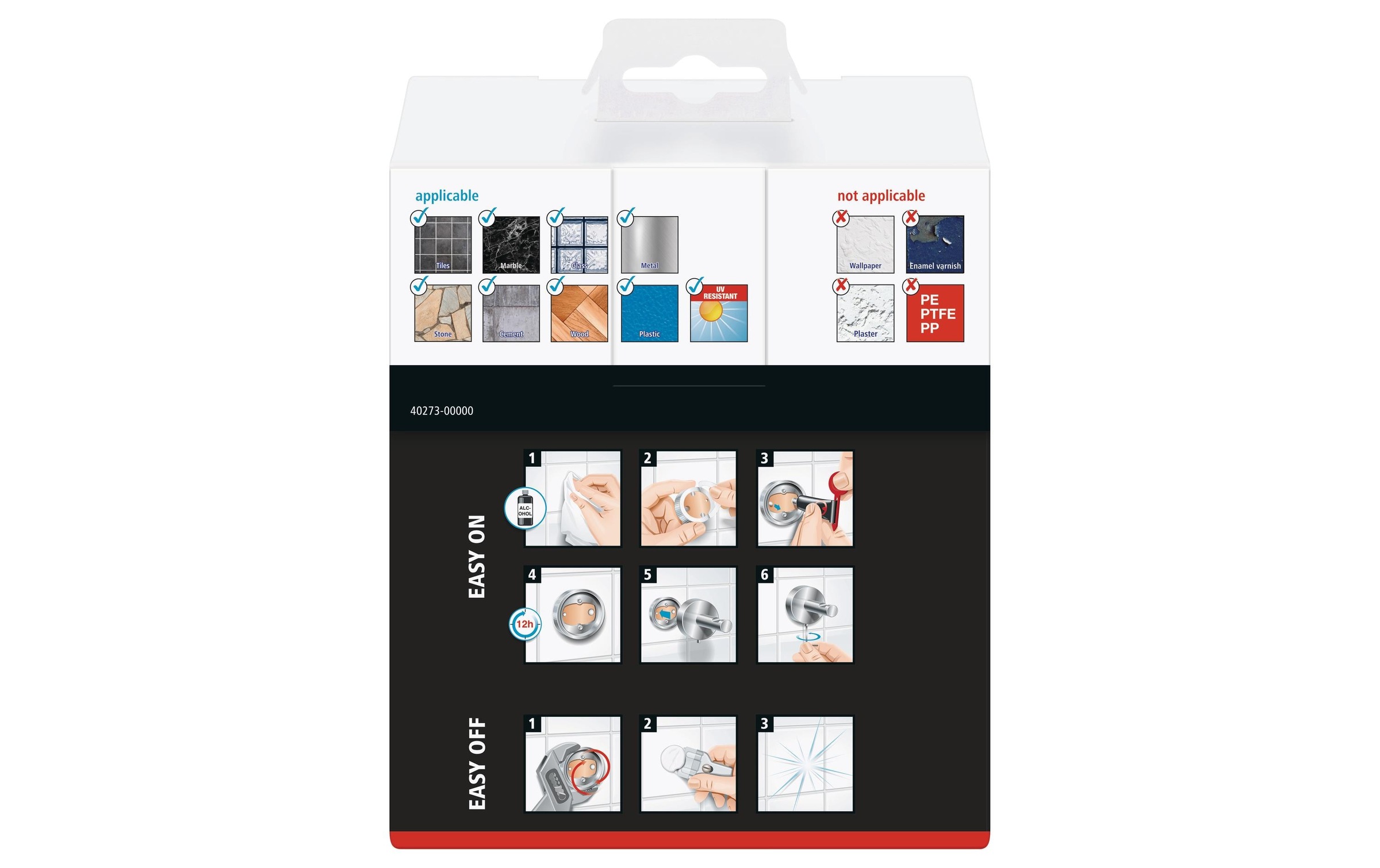 tesa Toilettenpapierhalter »Loxx mit Deckel«