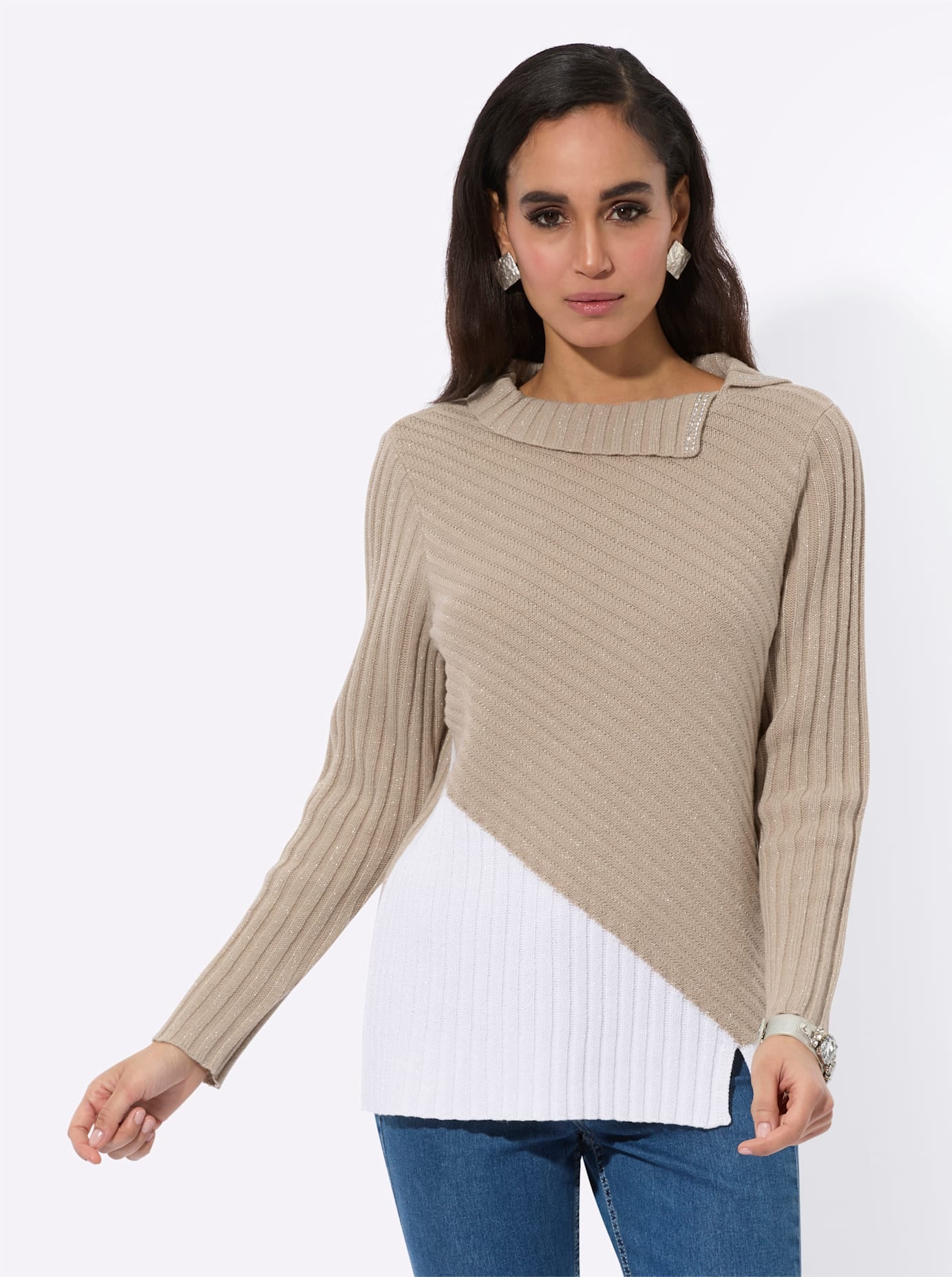 creation L Strickpullover »Jacquard-Pullover«