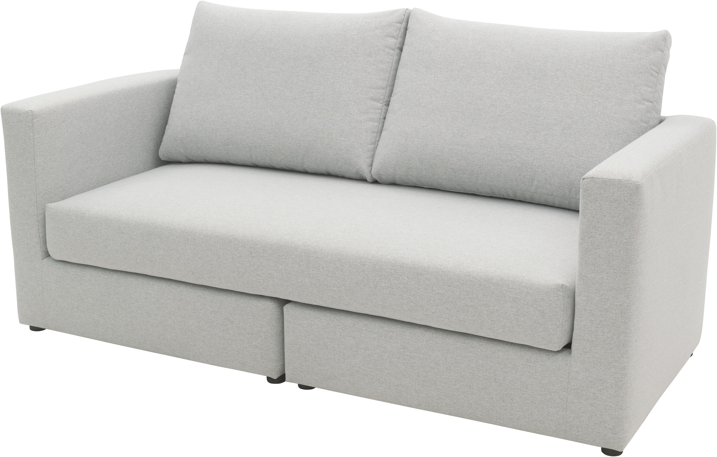DOMO collection 2-Sitzer »800015 B/T/H: 178/80/90 cm«, Sitzfläche mit Federkern, inkl. 2 Rückenkissen
