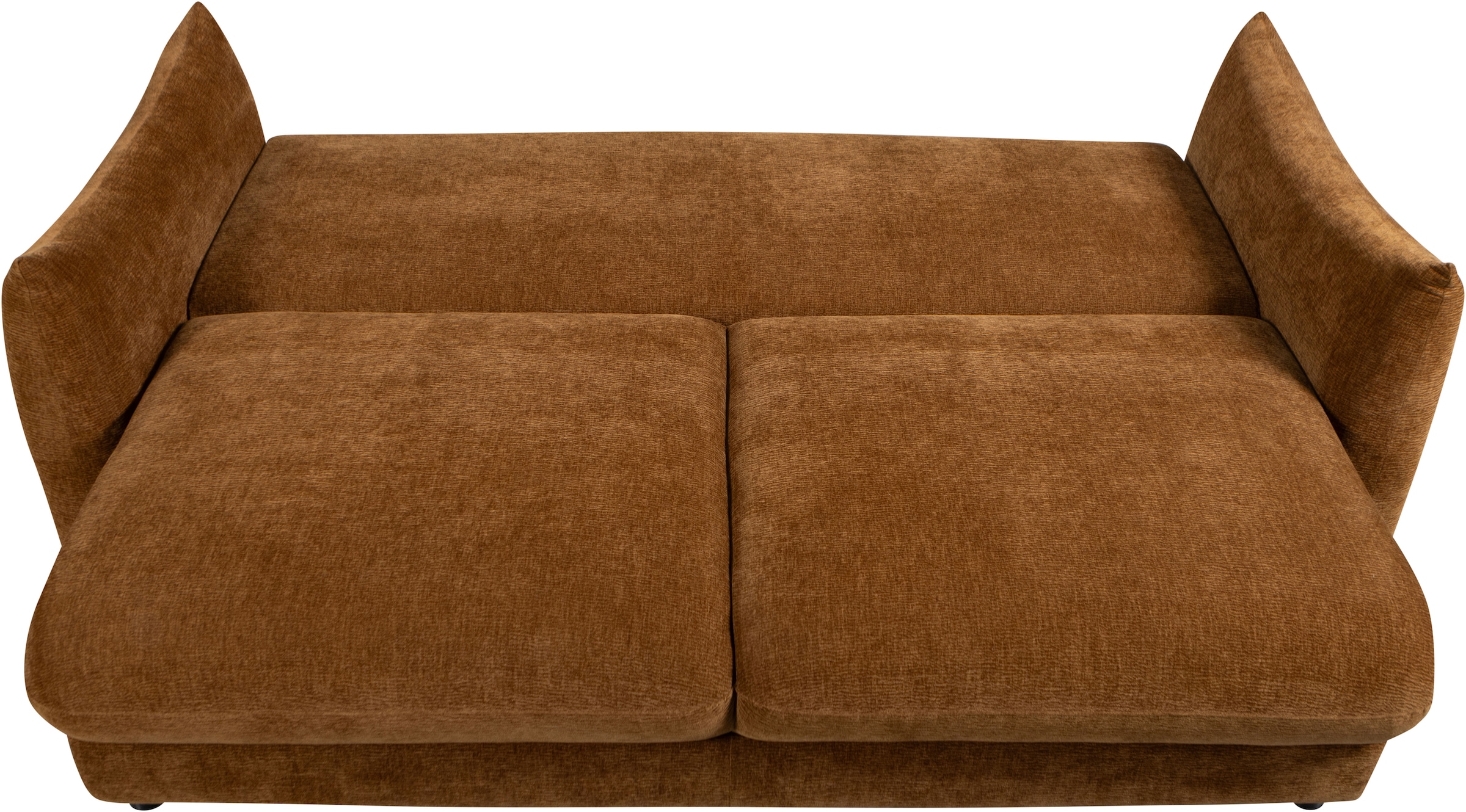 WOOOD Schlafsofa »Jonne Strukturbezug mit Schlaffunktion, H 92 x B 233 x T 105 cm« Tragkraft 220 kg, Sitzbreite 192 cm, Geringe Verschleissfestigkeit