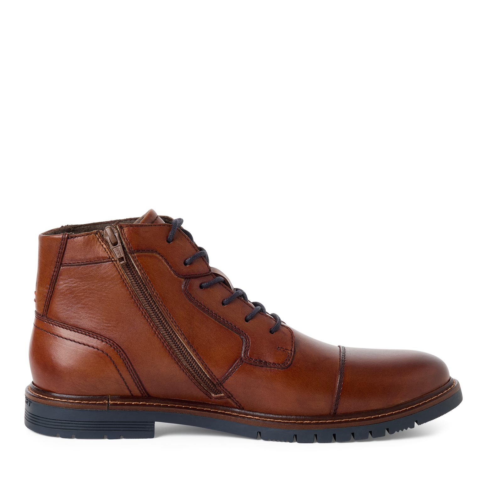 MARCO TOZZI Schnürstiefelette  Schnürboots, Herbstschuh, mit Kontrast-Rahmennaht