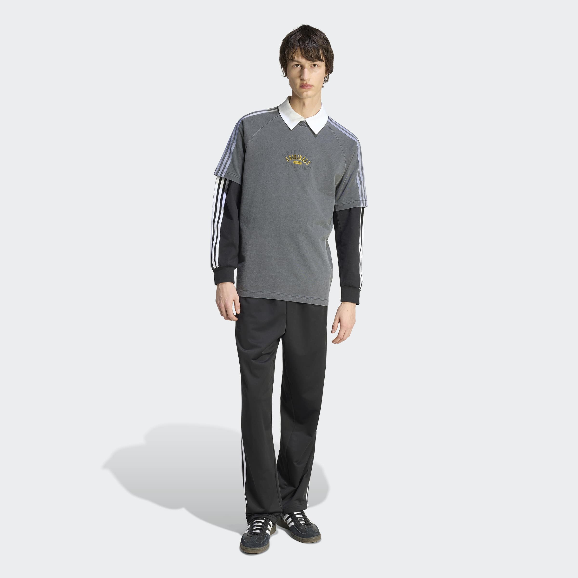 adidas Originals T-shirt »ADIDAS ORIGINALS RINGER, MIT VERWASCHENER GRAFIK«