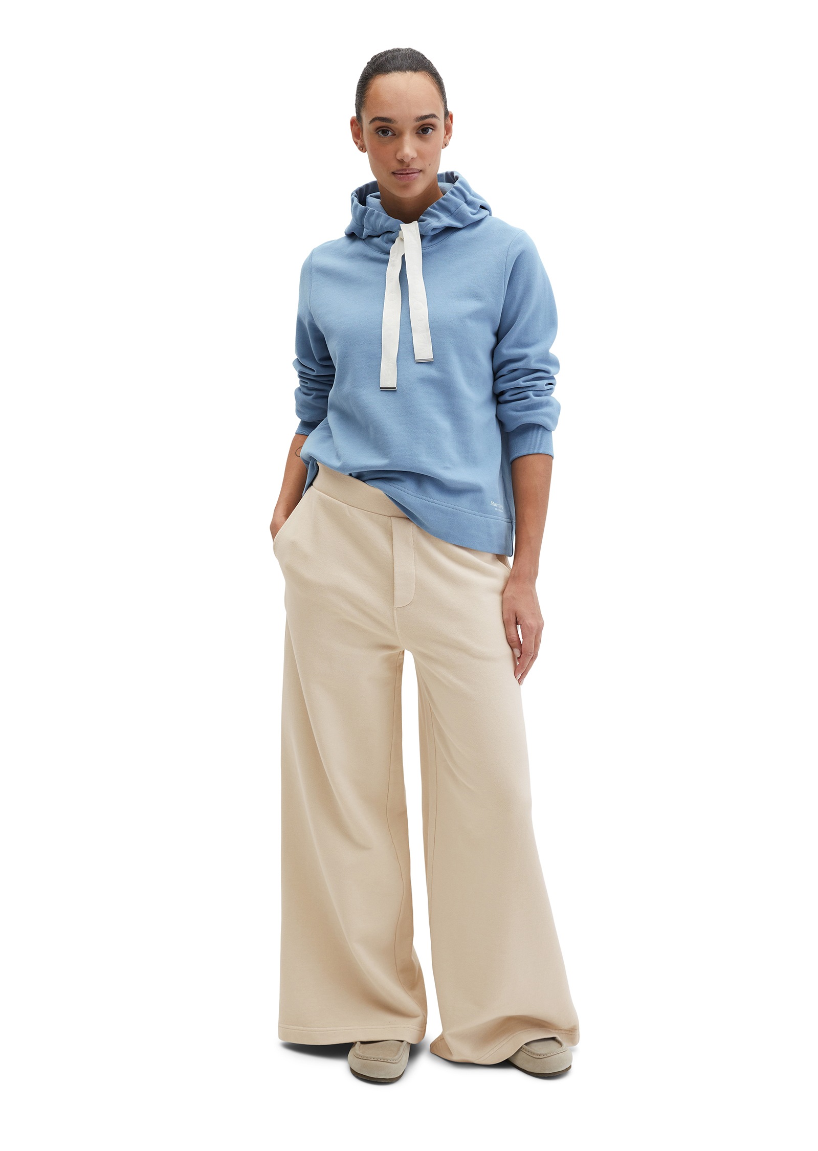 Marc O'Polo Hoodie , relaxed fit mit gepeachter Oberfläche
