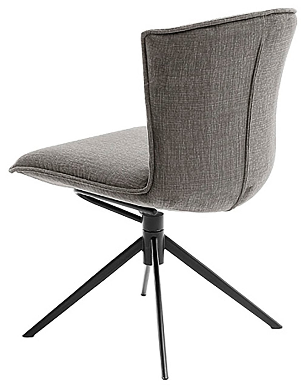 MCA furniture 4-Fussstuhl »NALON Esszimmerstuhl (2er Set) - Stuhl«, (Set), 2 St., Veloursstoff, 360° drehbar, Schwingfunktion, Metall, Veloursoptik, belastbar 120 kg