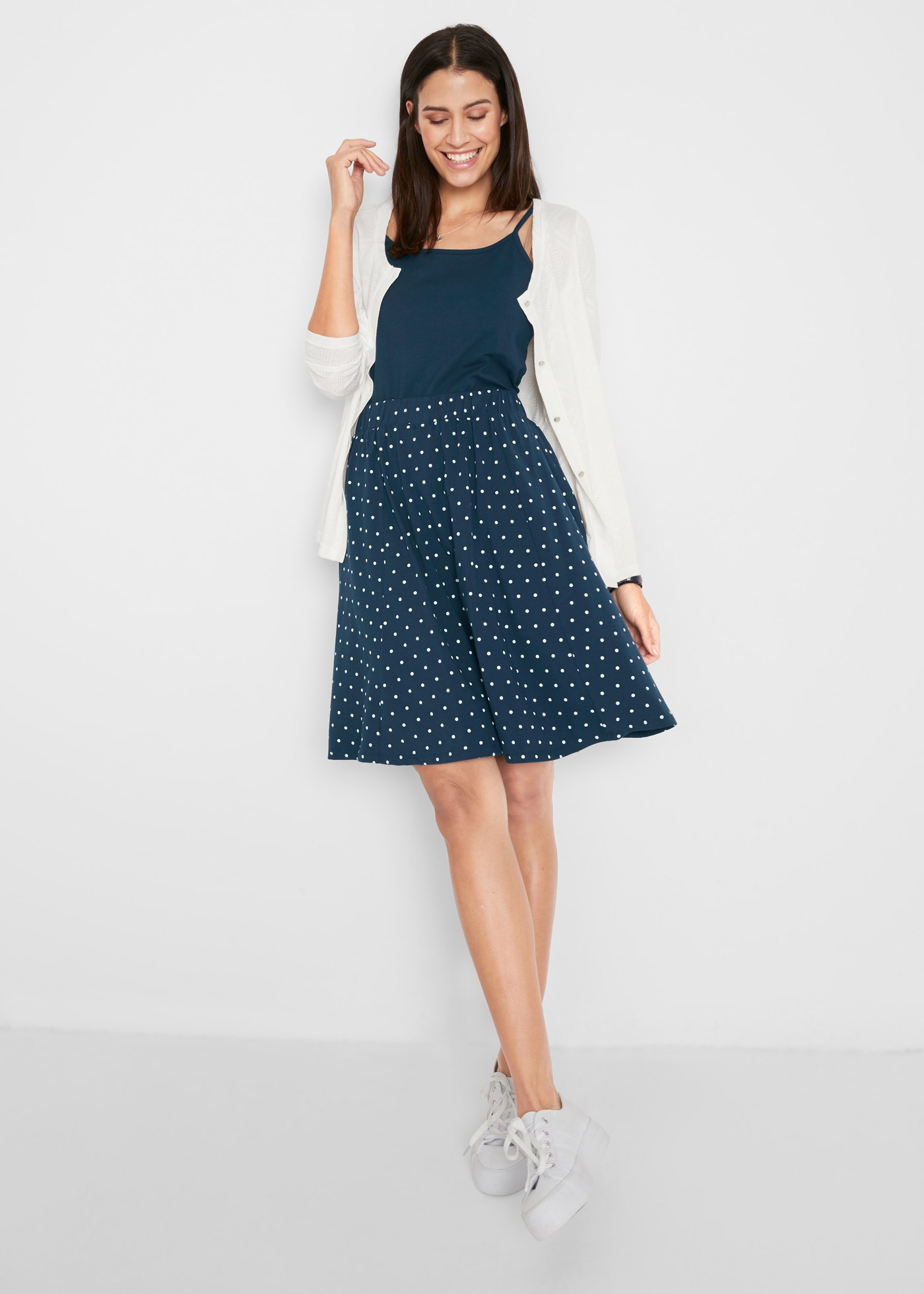 bonprix Jerseyrock Packung, 2, 2 Stk. Jersey-Rock (2er Pack)