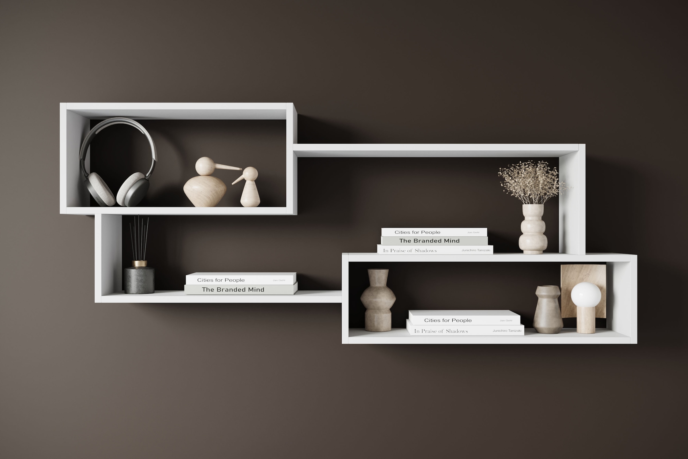 Image of Home affaire Wandboard "Wandregal Trio" 1 Stk. tlg. Ideal als Bücherregal, Dekoregal oder Ablage im Büro
