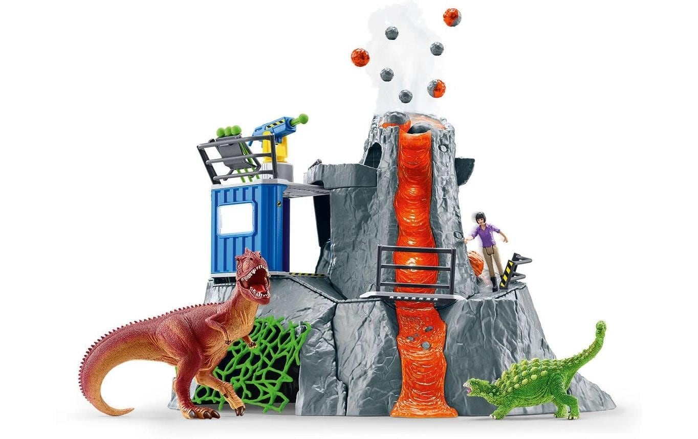 Schleich® Monde de jeu »Figurenset Grosse Vulkan Expedition« Dinosaurier Spielzeug-Set
