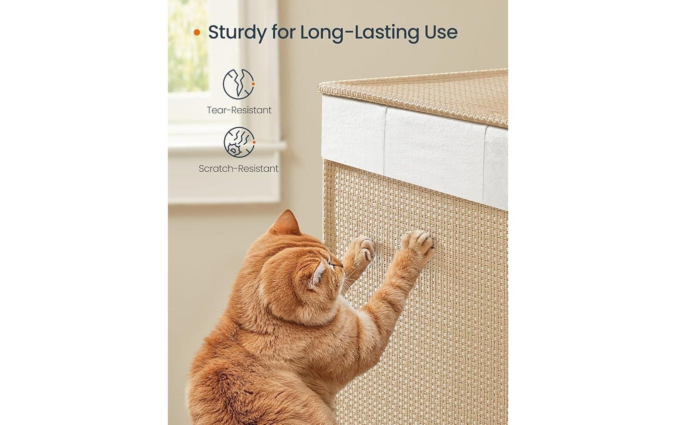 SONGMICS Wäschekorb »mit 3 Fächern 140 l«