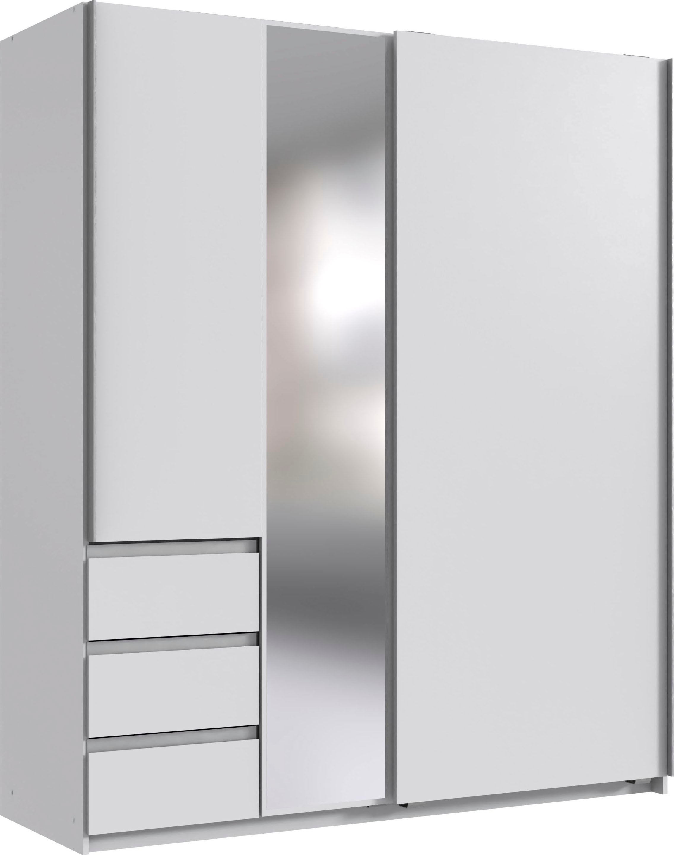 Image of Wimex Schwebetürenschrank "Stade, B: 168cm, inkl. Spiegel und von aussen bedienbaren Schubladen" mit von aussen bedienbaren Schubkästen