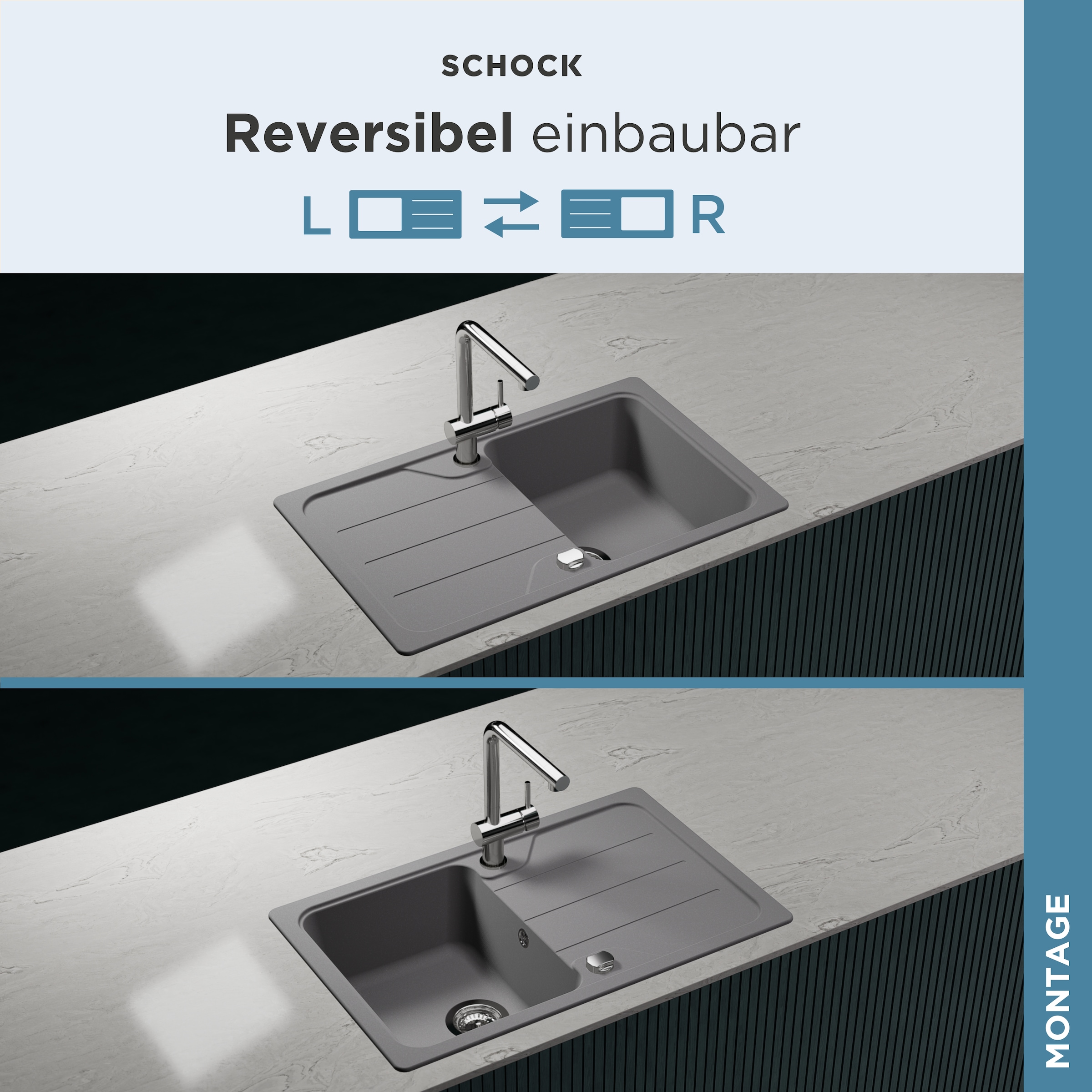 Schock Évier en granit »Formhaus Mini«