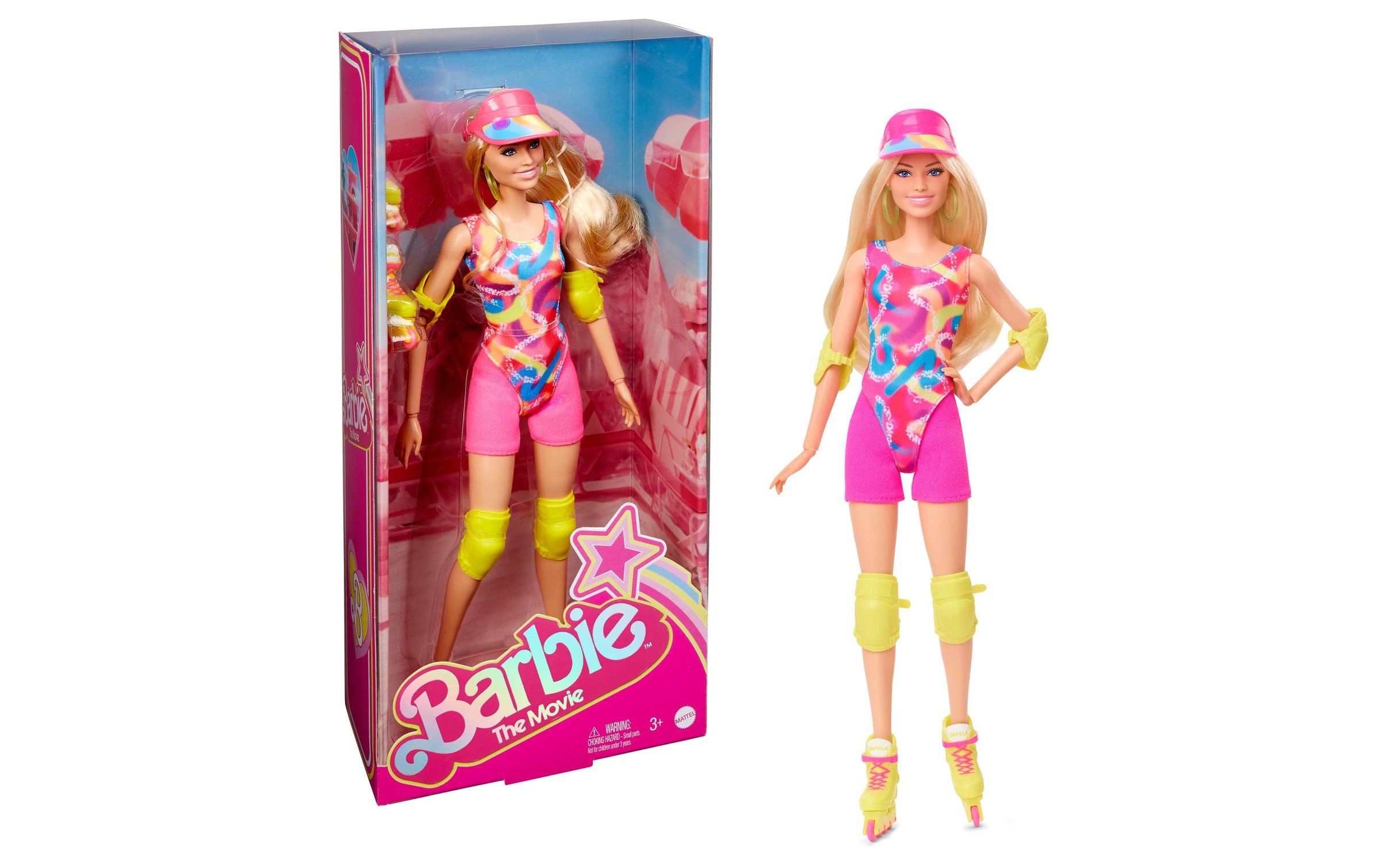 Barbie Anziehpuppe »Inlineskating Barbie zum Barbie-Movie im Retrolook«