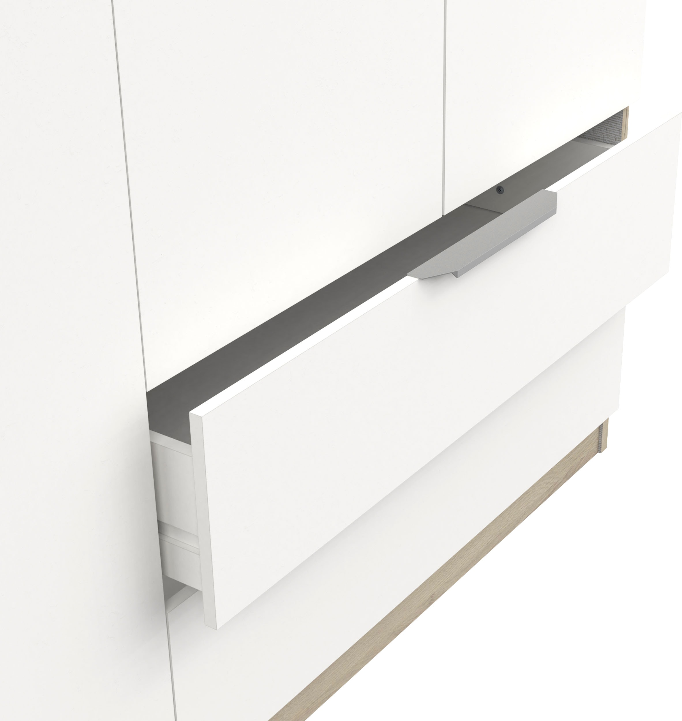 Demeyere GROUP Armoire à portes battantes »Ghost« Breite ca. 157cm,Höhe ca. 200cm,viel Stauraum,mit Innenaustattung