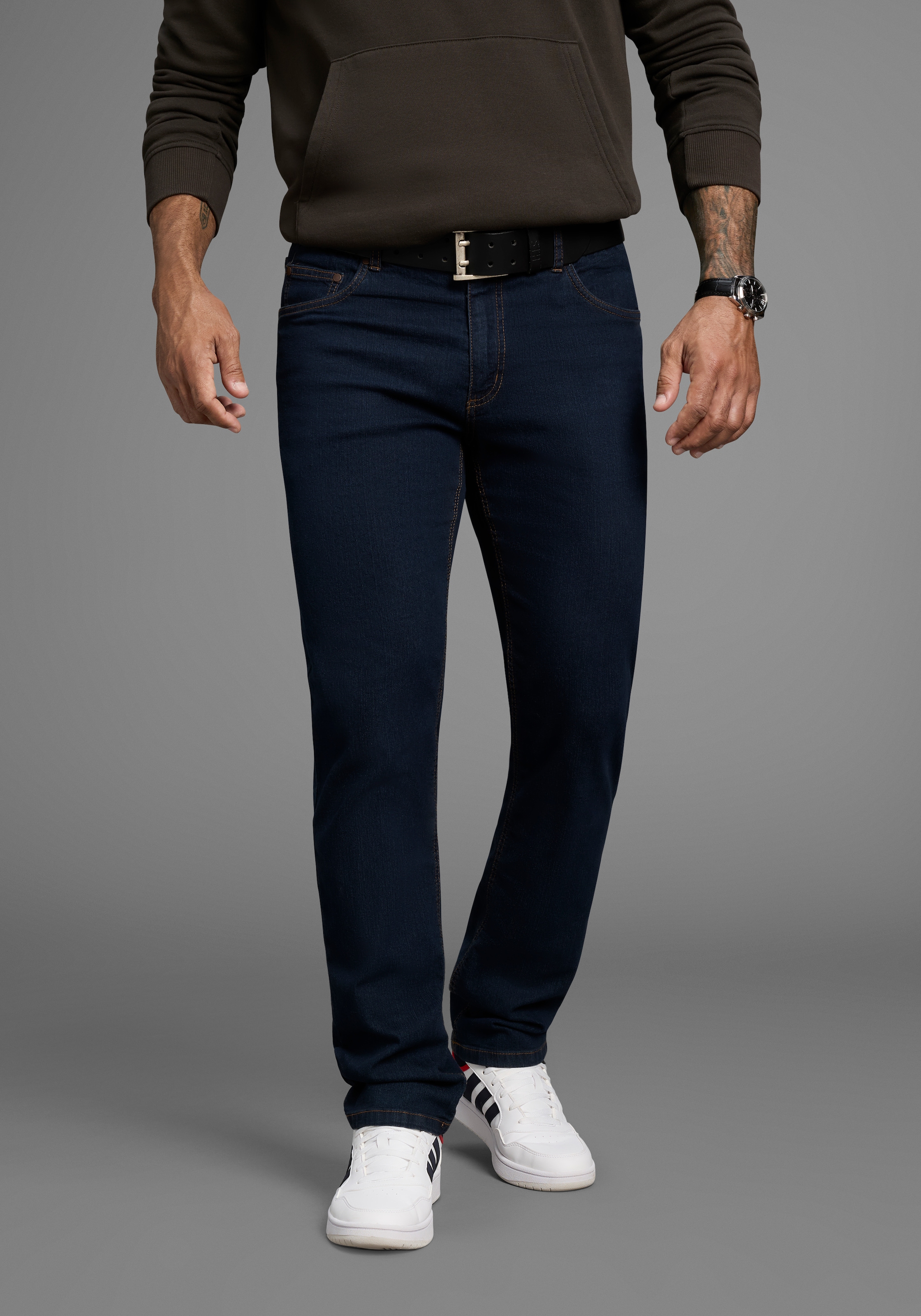 Image of Arizona Dehnbund-Jeans "Paul" elastischer Dehnbund, Comfort-Fit, gerader Beinschnitt