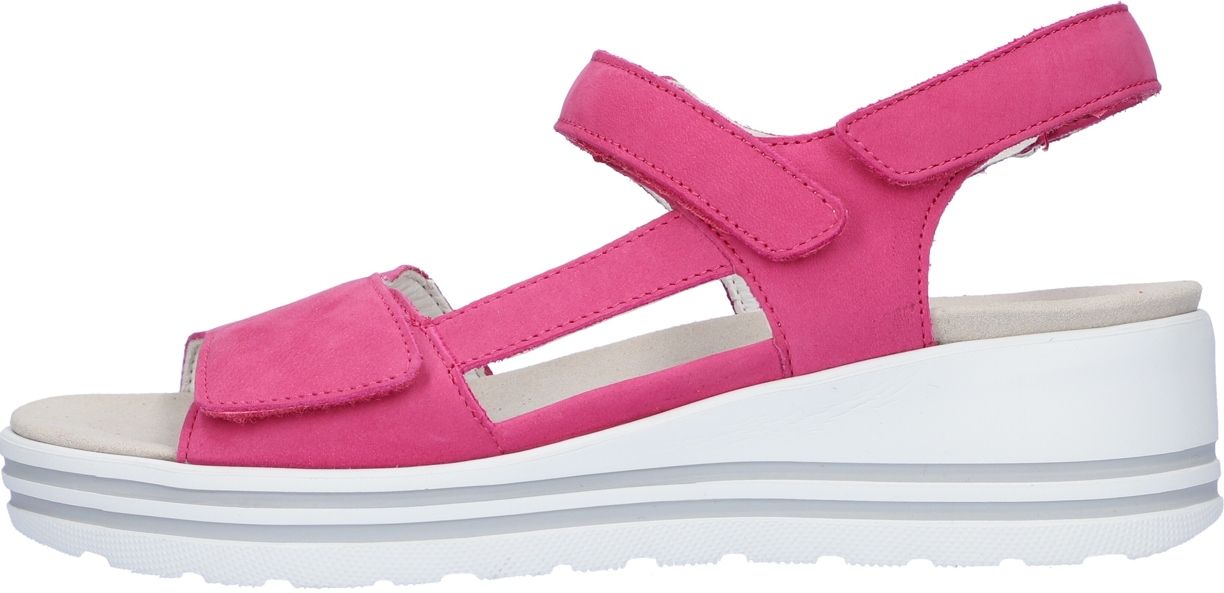 Waldläufer Riemchensandale »H-MICHELLE«, Sommerschuh, Sandalette, Keilabsatz, mit Luftkammernsohle, H-Weite