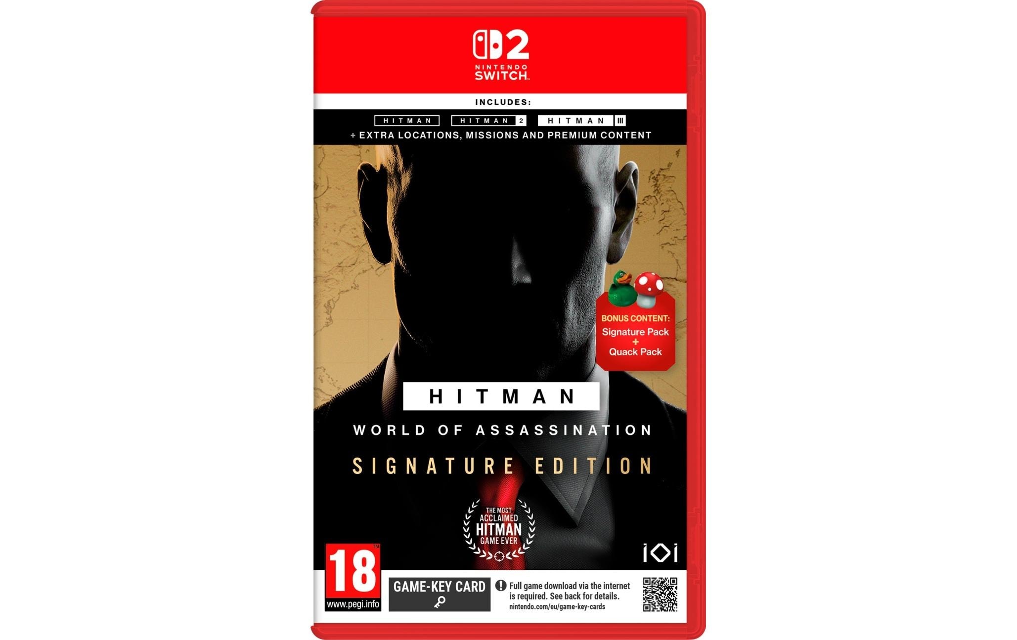 Image of Spielesoftware "GAME HITMAN World of Assassination (Game Key Card)" Nintendo Switch 2