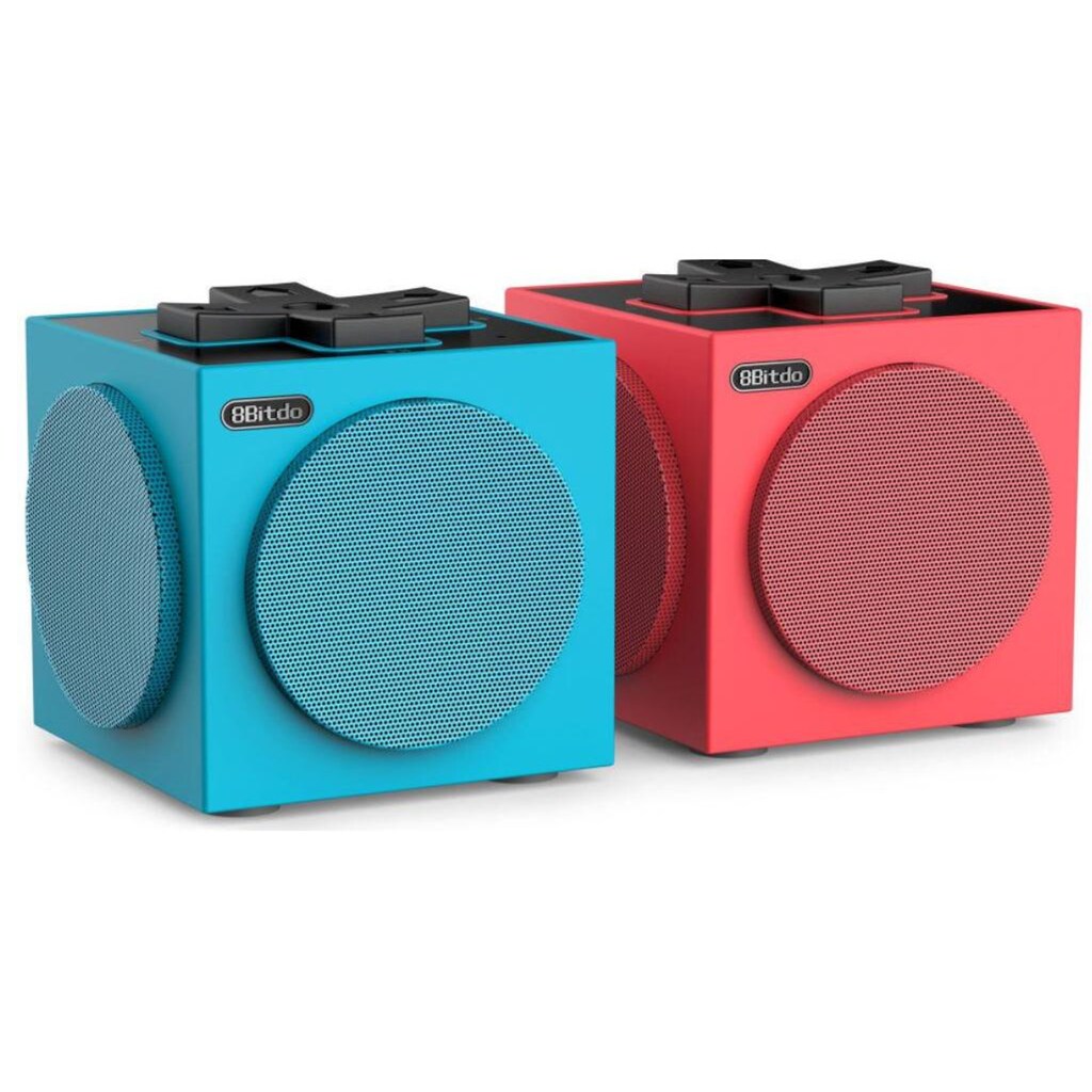 8bitdo Bluetooth-Speaker »TwinCube Blau Rot«