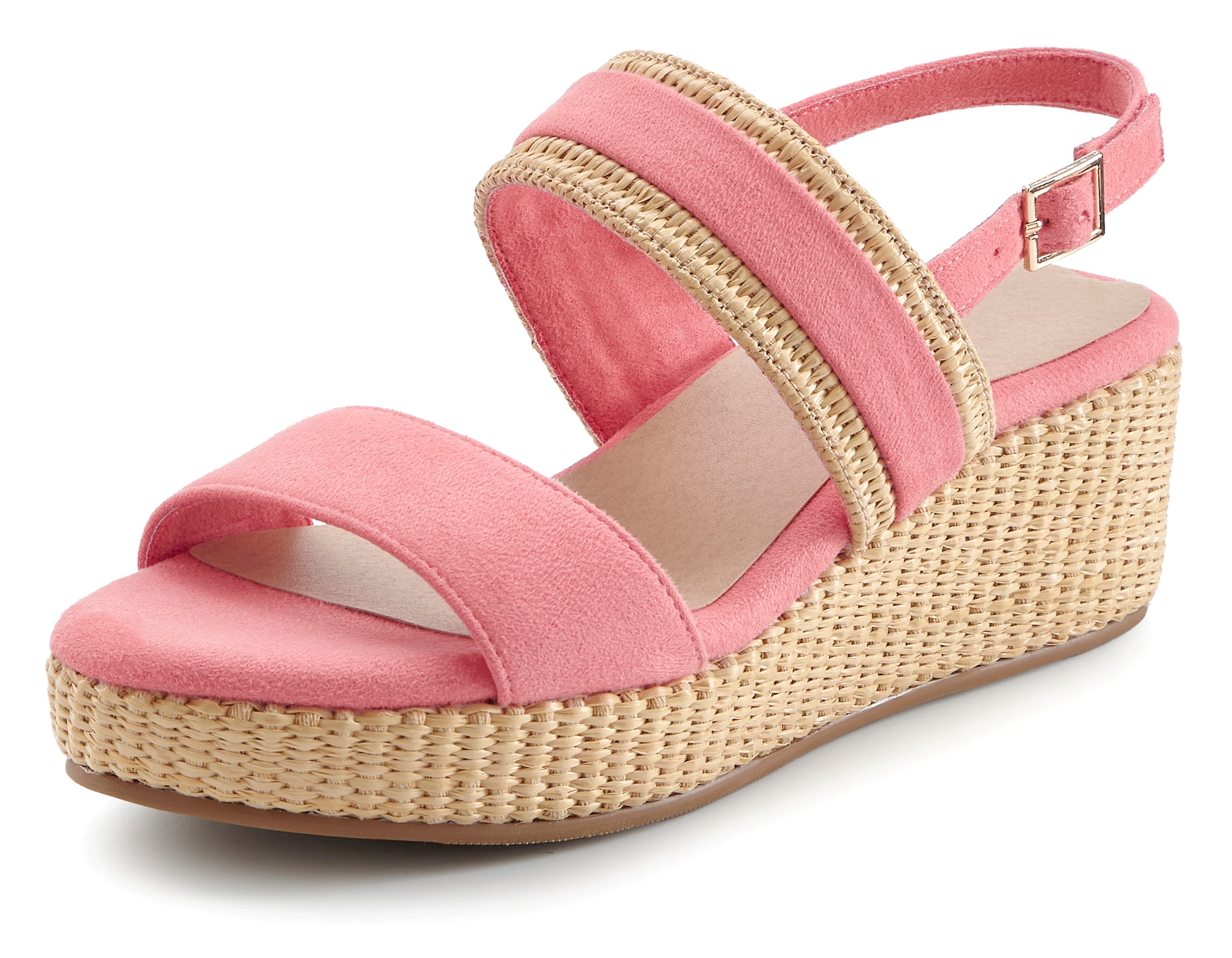 Beachtime Sandales »Sommerschuh, Sandale, offener Schuh, Keilsandalette,«  NEU mit Keilabsatz VEGAN