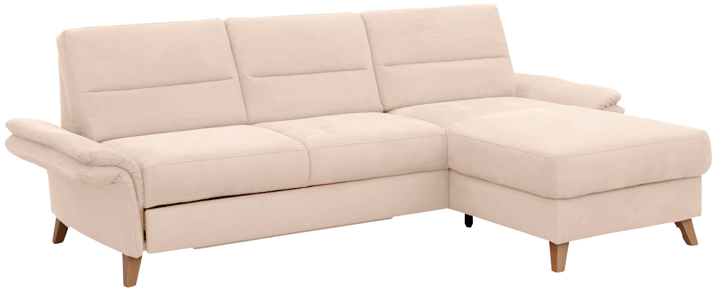 Home affaire Ecksofa »Westerland L-Form« Federkern-Polsterung, wahlweise mit Bettfunktion, Bettkasten