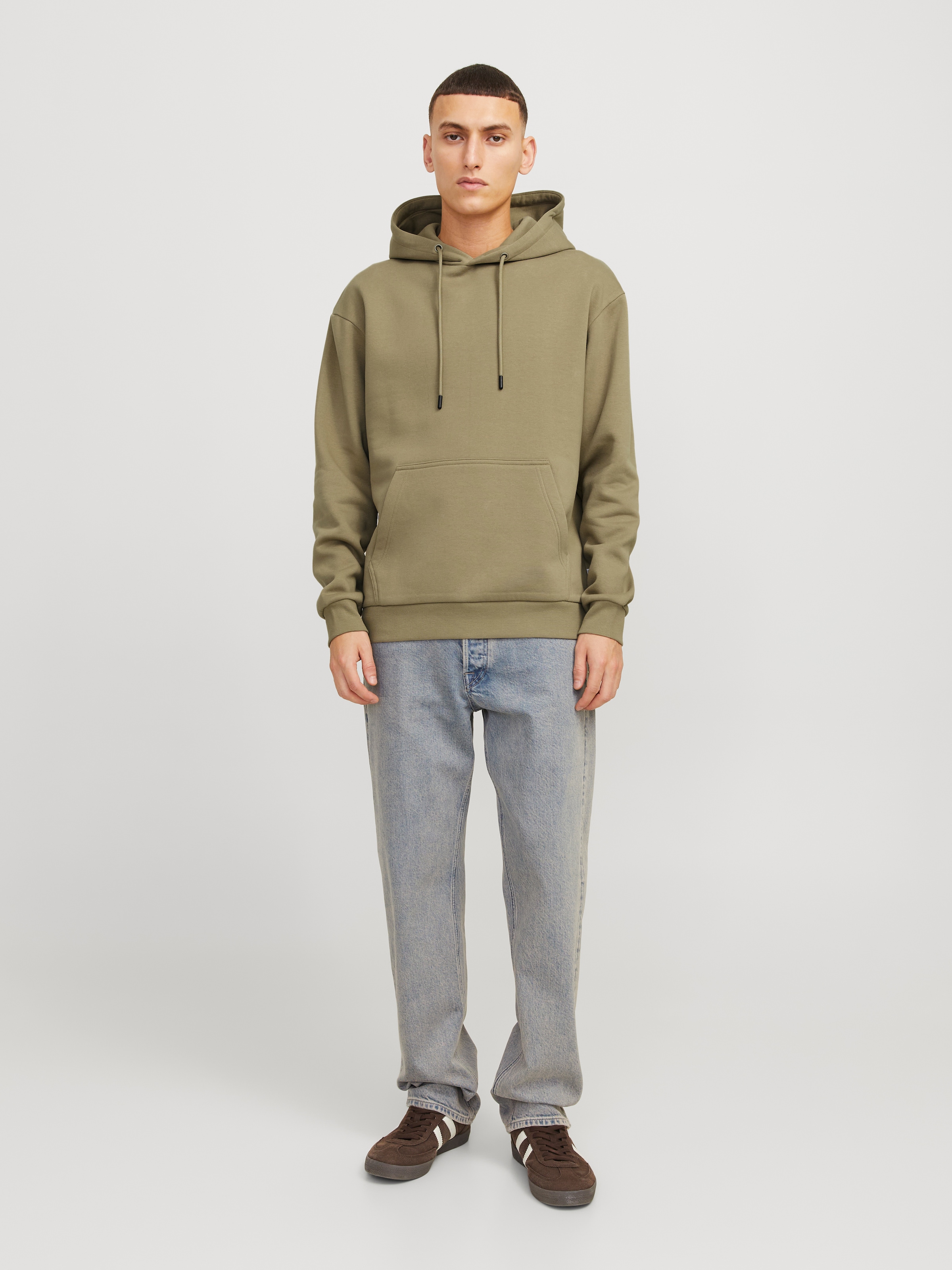 Jack & Jones Kapuzensweatshirt »JJEBRADLEY SWEAT HOOD NOOS«, mit Känguru Tasche
