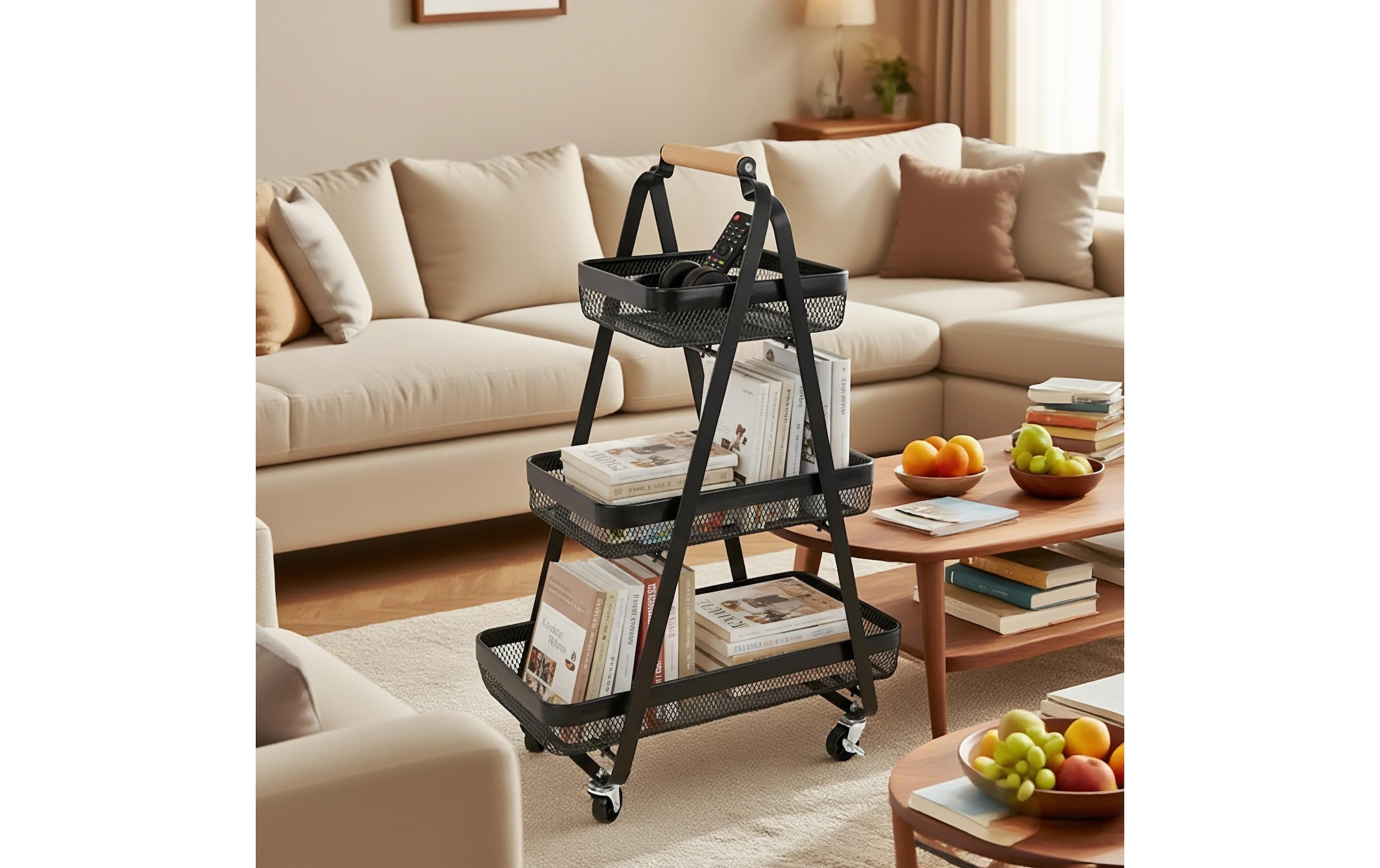 relaxdays Chariot de cuisine »84.5 x 57 x 31 cm«