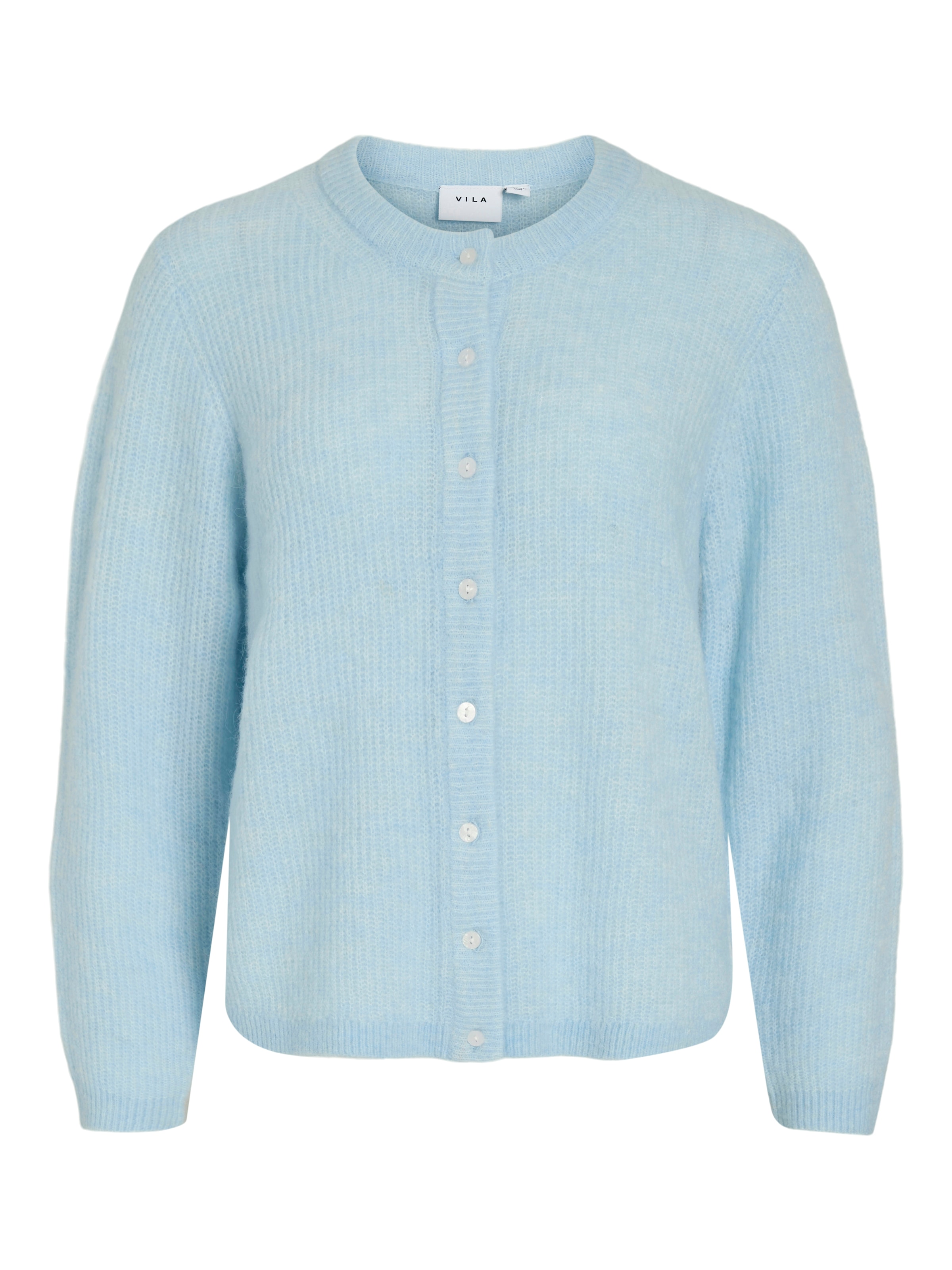 Vila Veste en tricot »VILORY O-NECK L/S KNIT CARDIGAN-NOOS« Materialmix, regular fit