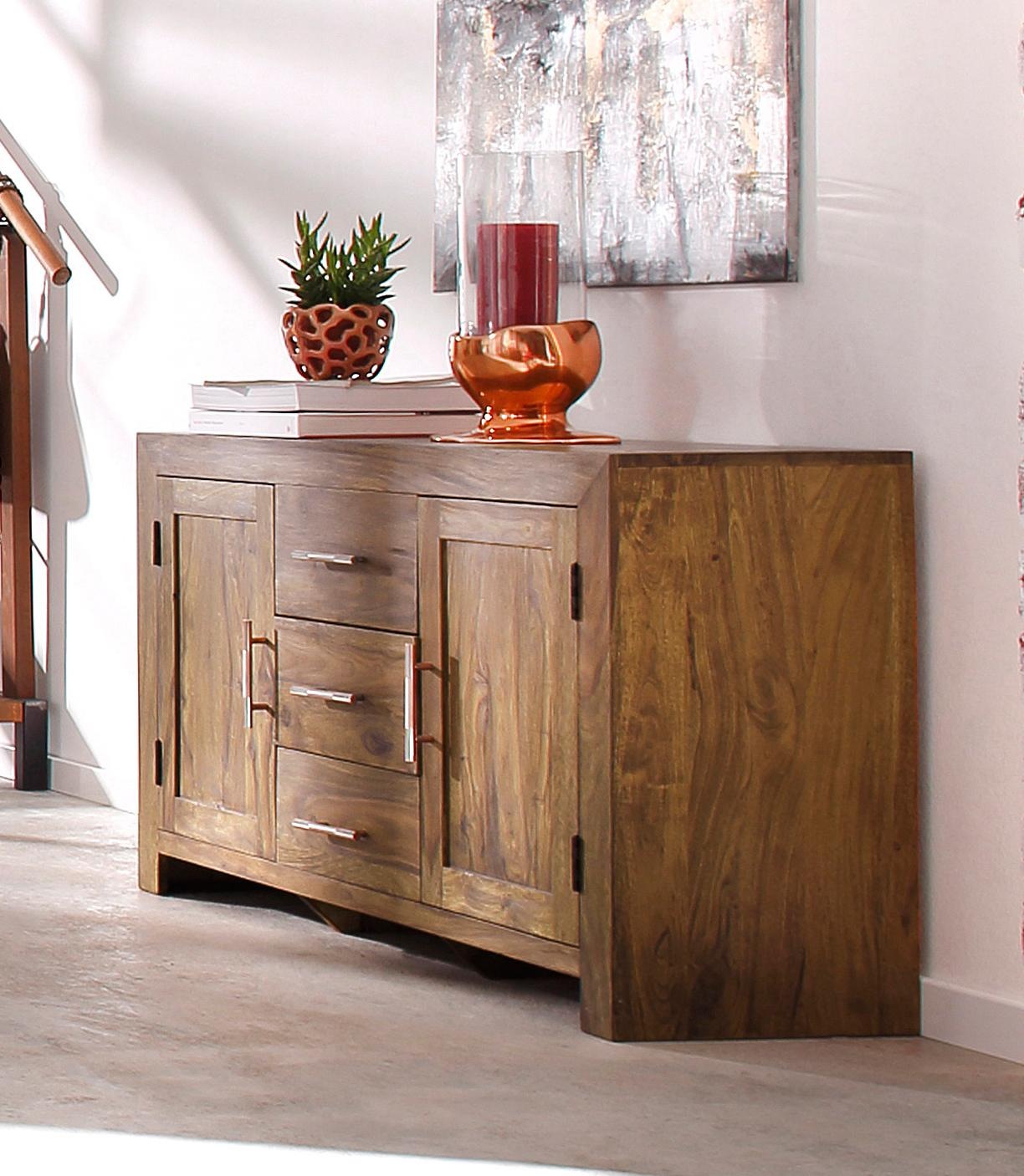 Image of Home affaire Sideboard »Bharat«, aus Massivholz Sheesham lackiert oder Akazie naturbelassen bei Ackermann Versand Schweiz