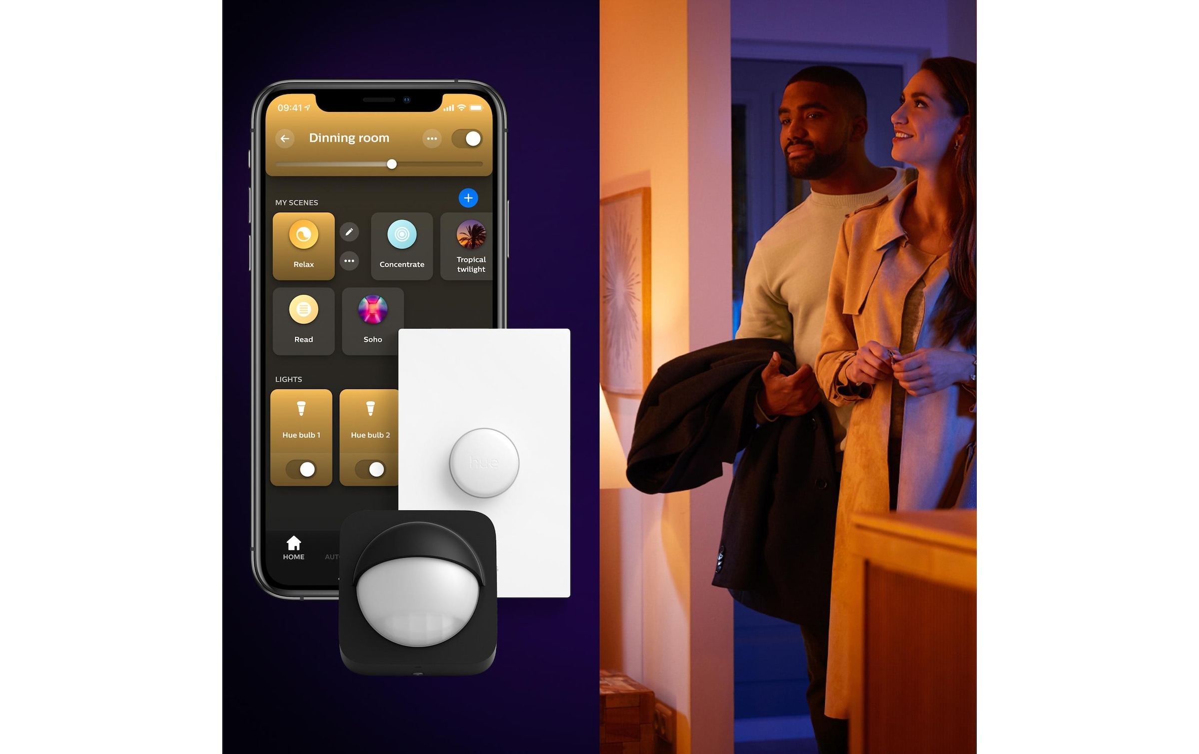 Philips Hue Deckenleuchte »Surimu Panelleuchte White & Color Ambiance 30 x 30 cm« LED-Modul RGB | warmweiss - kaltweiss
